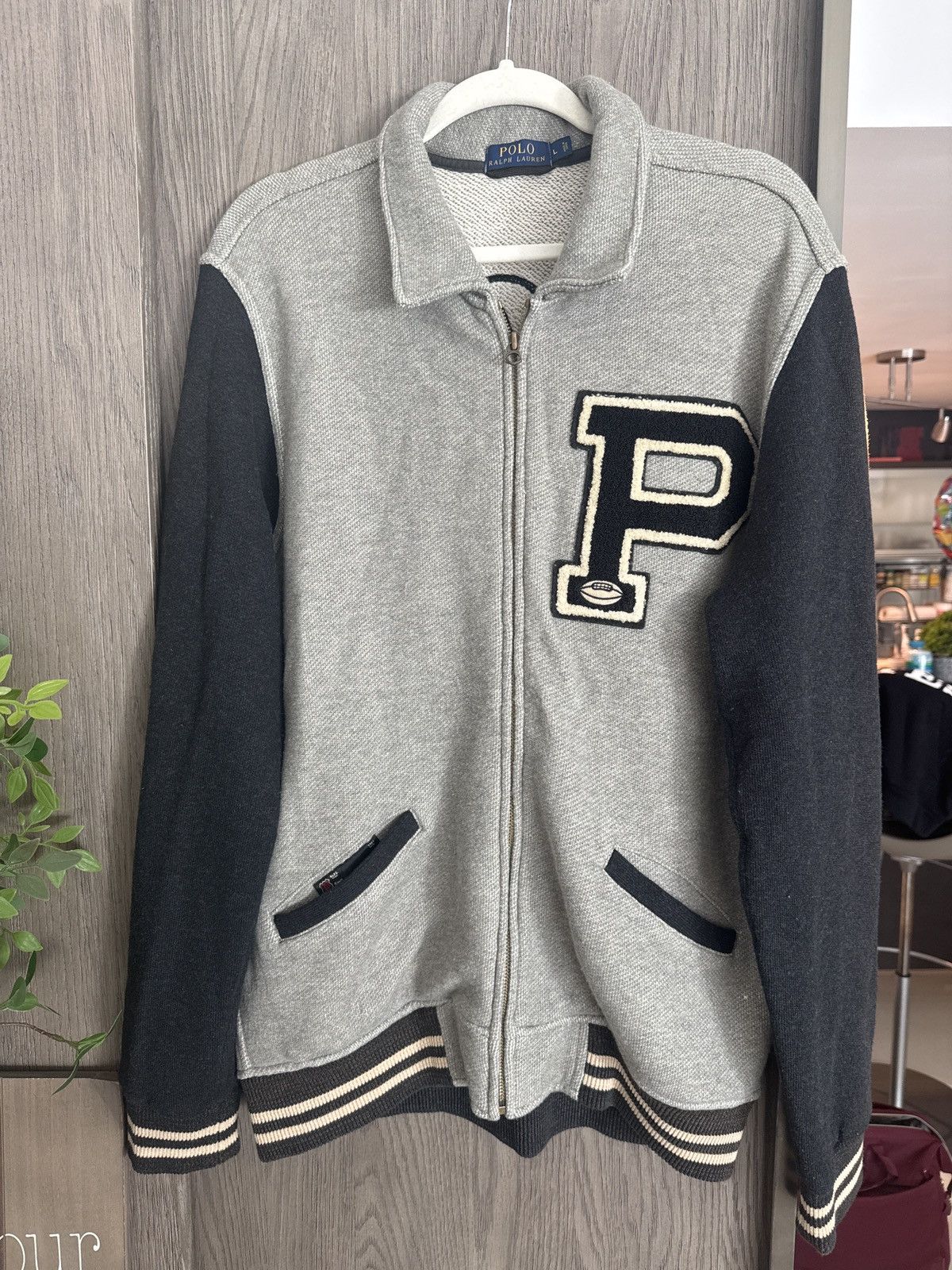 Polo Ralph Lauren Polo Ralph Lauren Indian Head Varsity Jacket Size US L / EU 52-54 / 3 - 2 Thumbnail