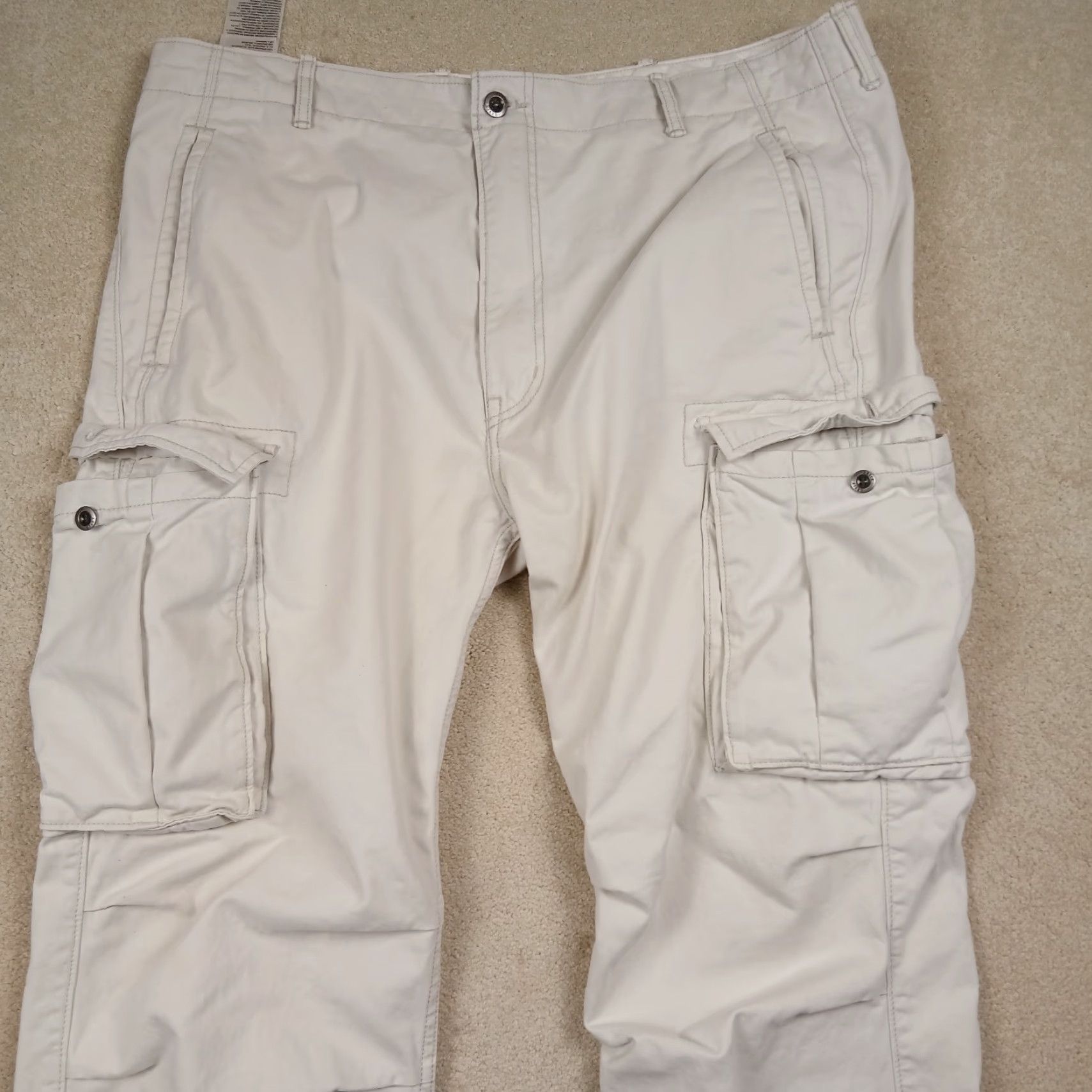 Levi's Levi's Cargo Pants Mens 38x32 Beige Regular Straight Cargo Pocket 90s Army Vintage No Size US 38 / EU 54 - 3 Thumbnail