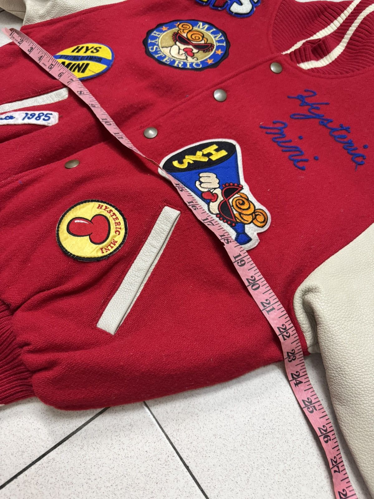 Hysteric Glamour VINTAGE HYSTERIC MINI WOOL VARSITY JACKET Size US M / EU 48-50 / 2 - 3 Thumbnail