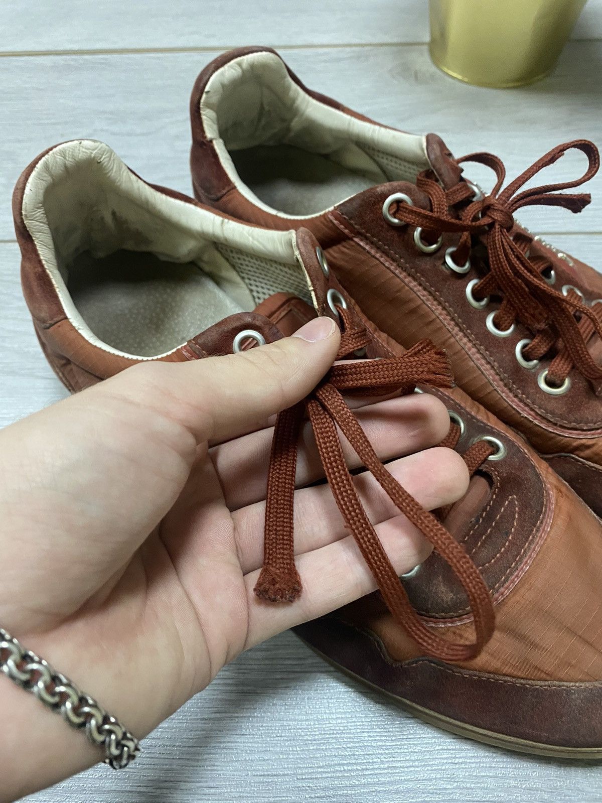 Vintage Louis Vuitton vintage suede sneakers boots Size US 8.5 / EU 41-42 - 8 Thumbnail