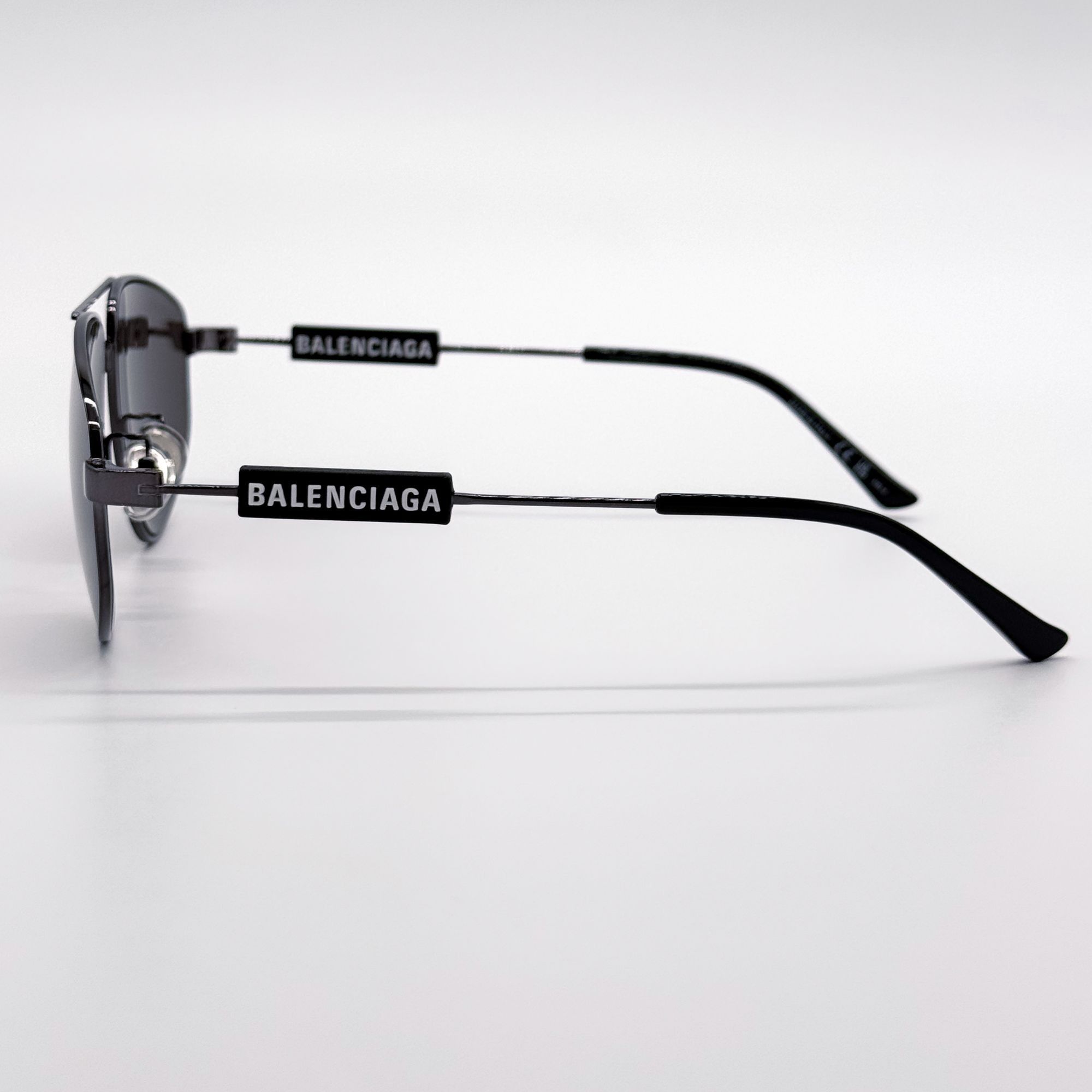 Balenciaga NEW BALENCIAGA BB0115S 001 SUNGLASSES BLACK PILOT UNISEX Size ONE SIZE - 7 Thumbnail