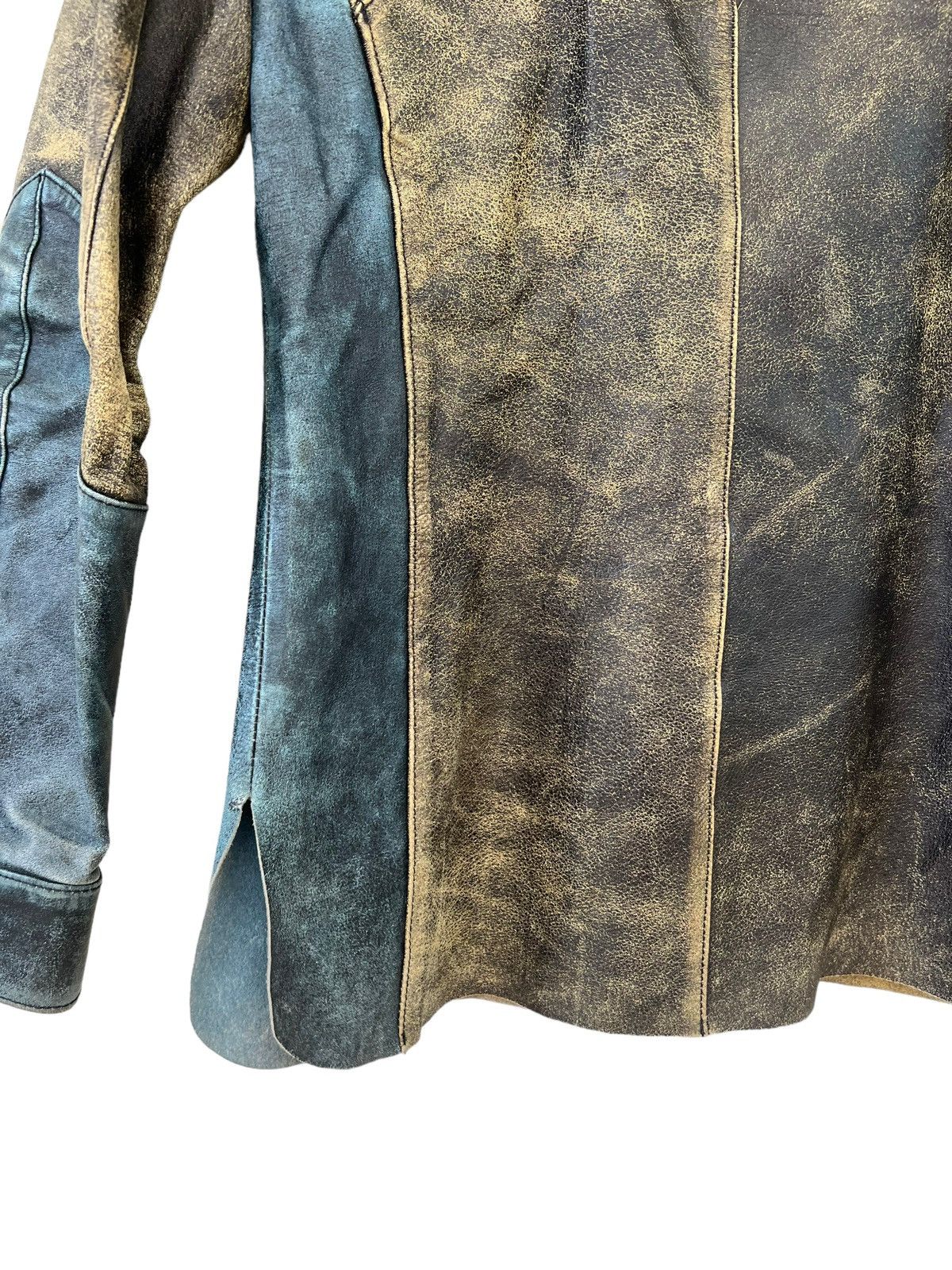 Obelisk Vintage Obelisk Japan Nice Patina Horse Leather Shirt Size US M / EU 48-50 / 2 - 16 Thumbnail