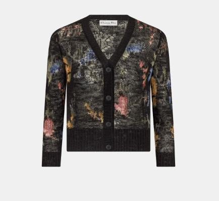 image of Dior O1Bcso1Str0524 Cardigan In Black, Women's (Size Medium)