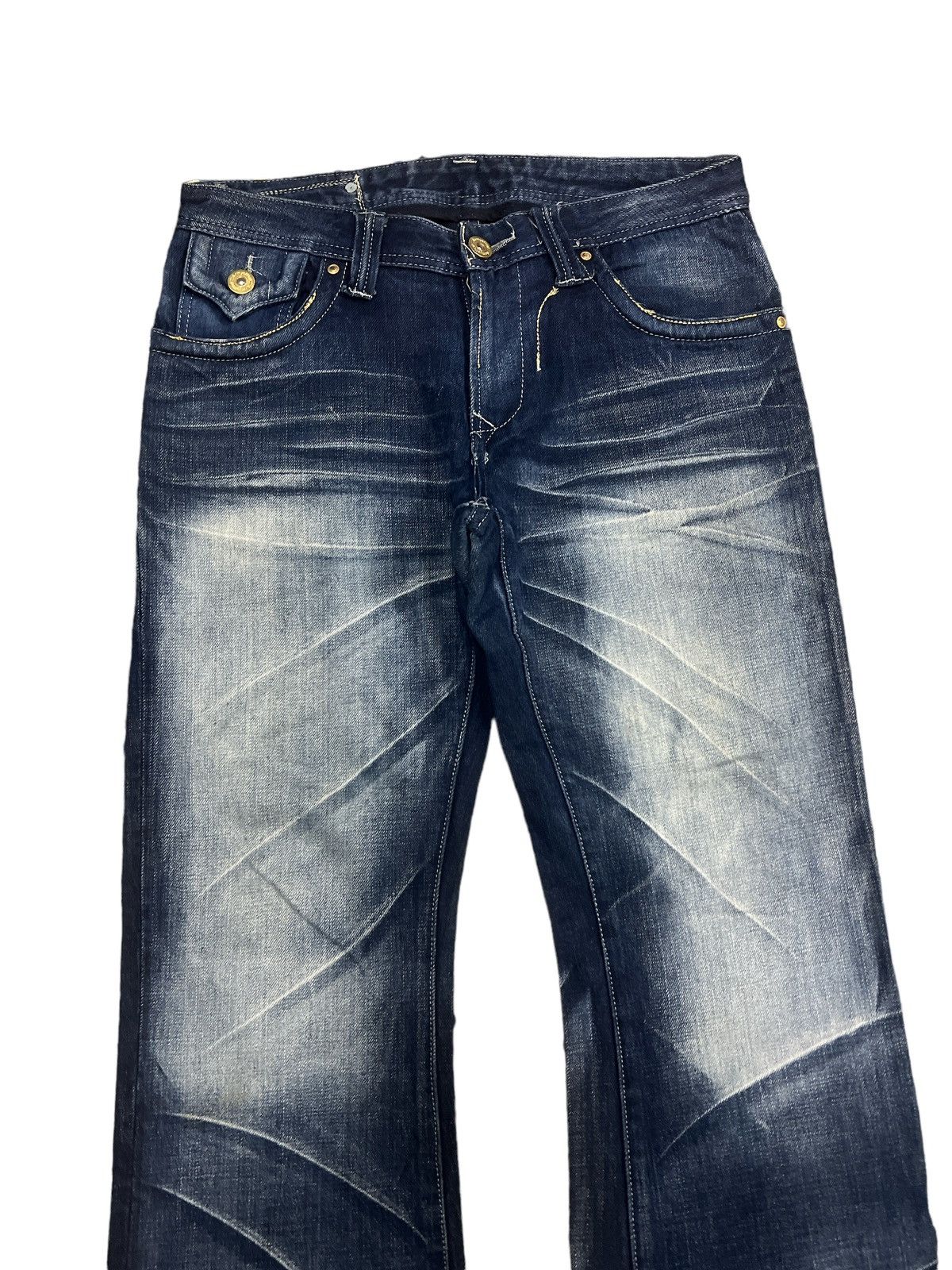 Hysteric Glamour FLARED💥ARMYOFNO DISTRESSED DENİM PANT Size US 31 - 2 Thumbnail