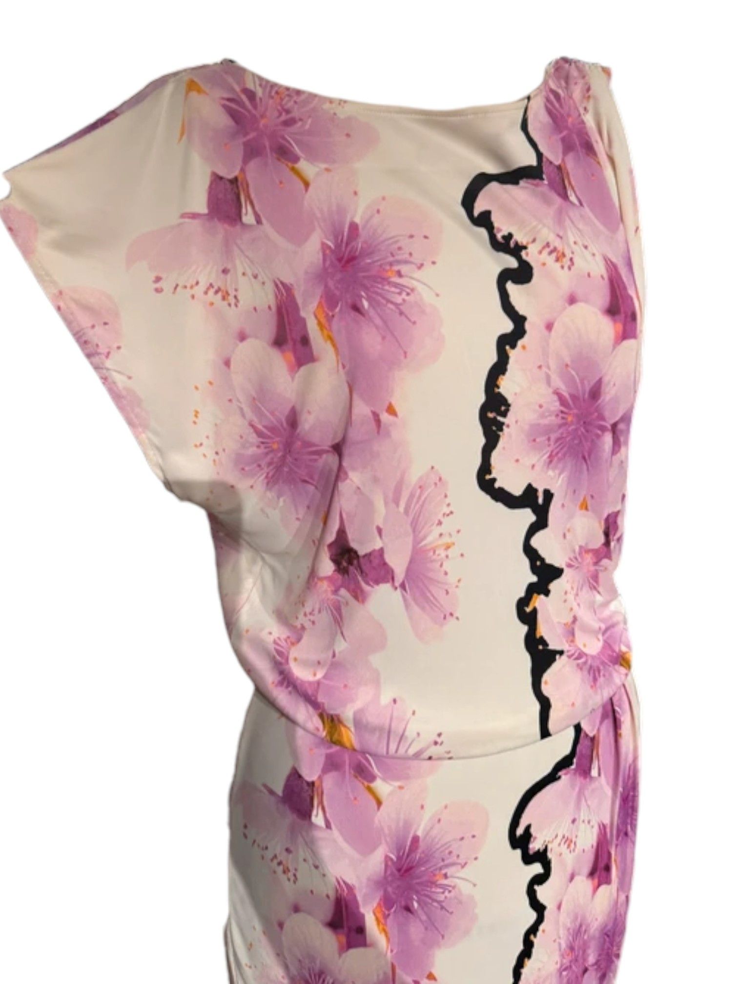 Roberto Cavalli Class Roberto Cavalli Cherry Blossom Dress early 2010s Size M / US 6-8 / IT 42-44 - 4 Thumbnail