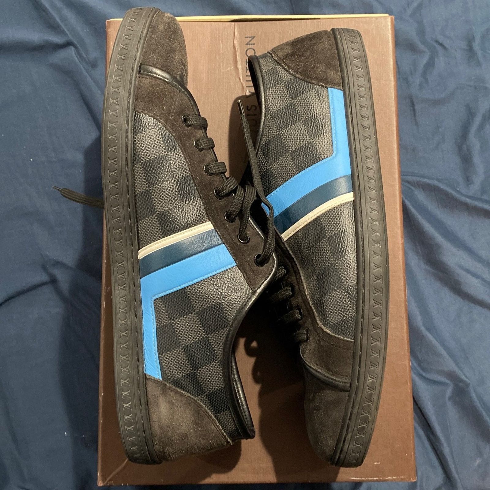 Louis Vuitton Louis Vuitton Suede Fashion Sneakers Size US 9.5 / EU 42-43 - 3 Thumbnail