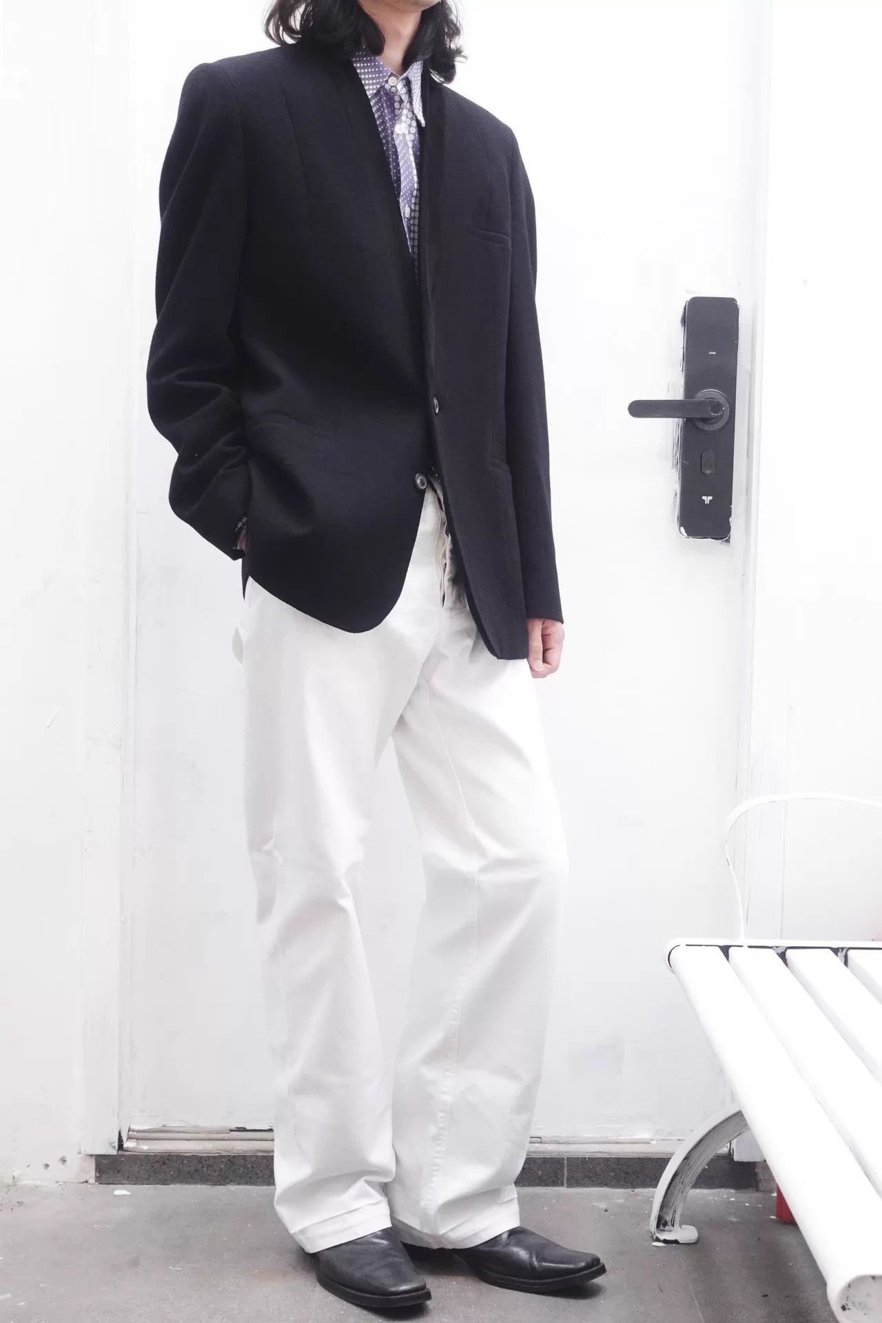 Maison Margiela Black Single-Breasted Blazer Size US M / EU 48-50 / 2 - 2 Thumbnail