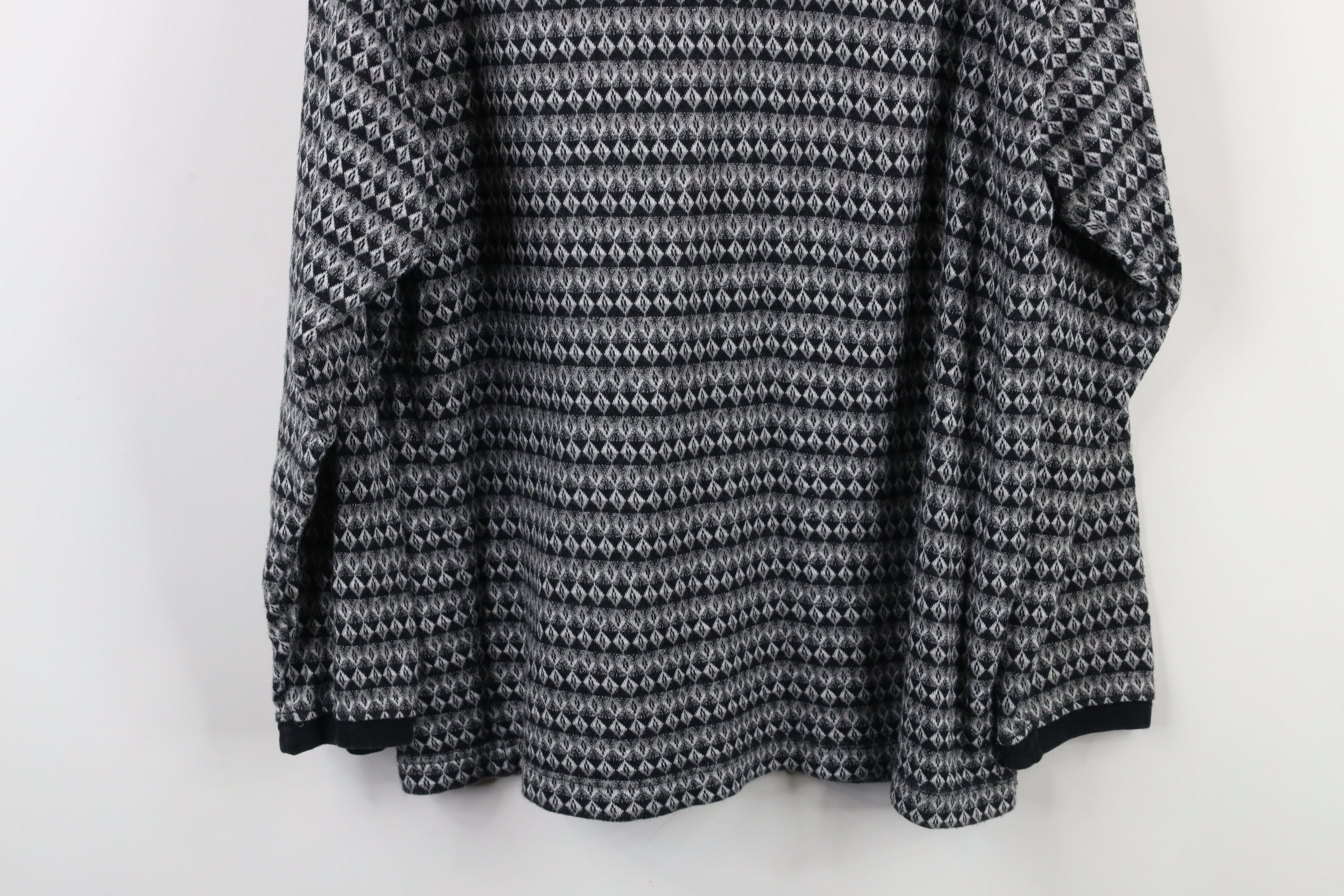 Vintage Vintage 90s Streetwear Diamond Knit Long Sleeve Polo Shirt Size US S / EU 44-46 / 1 - 10 Thumbnail