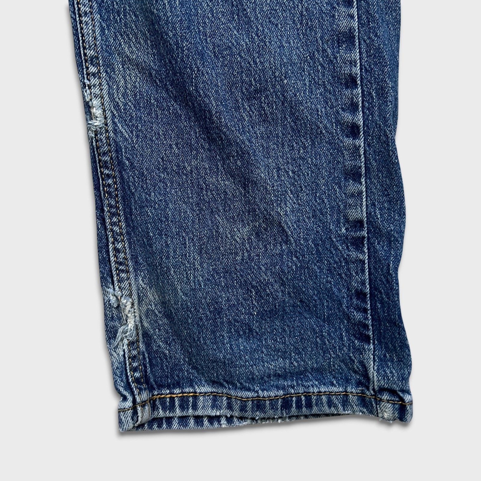 Levi's Levi's 505 Jeans Mens 32x32 Regular Fit Straight Leg Denim Size US 32 / EU 48 - 5 Thumbnail