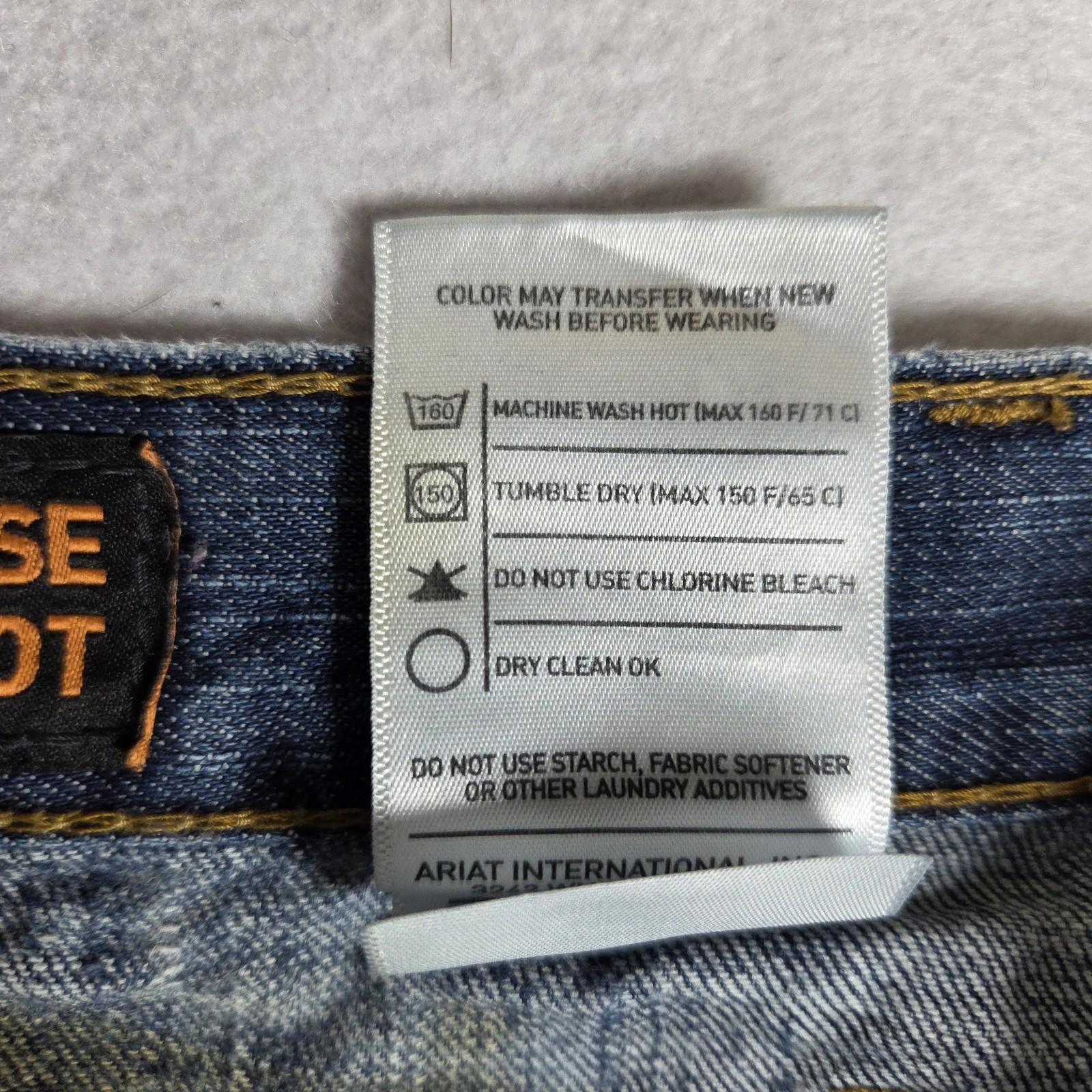 Ariat Ariat FR Low Rise M4 Boot Jeans Men’s 35x32 Pockets Flawed Size US 35 - 10 Thumbnail