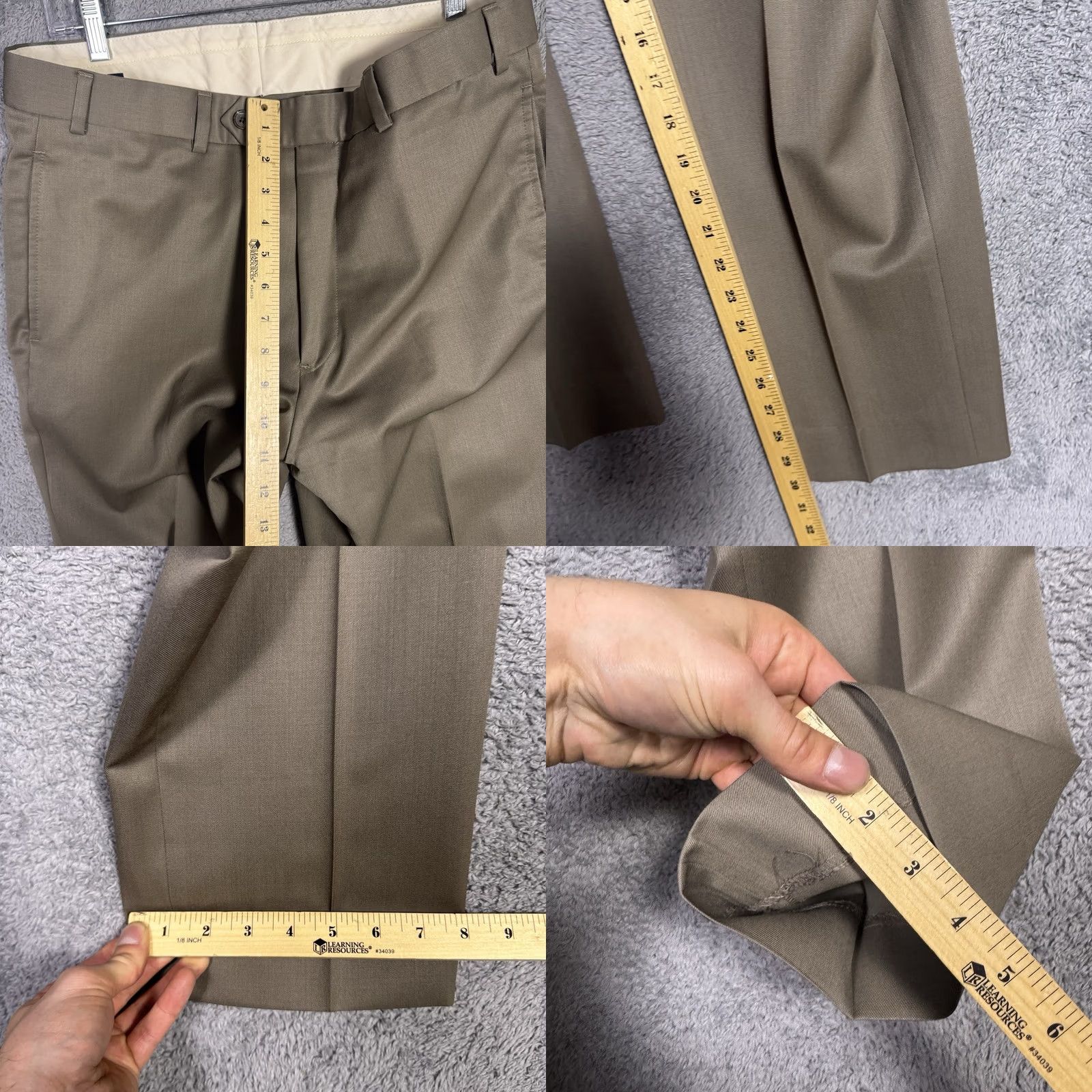 Brooks Brothers Brooks Brothers Pants Madison Pleated Trouser 100% Wool Dress Office 32x30 Men's Size US 32 / EU 48 - 8 Thumbnail