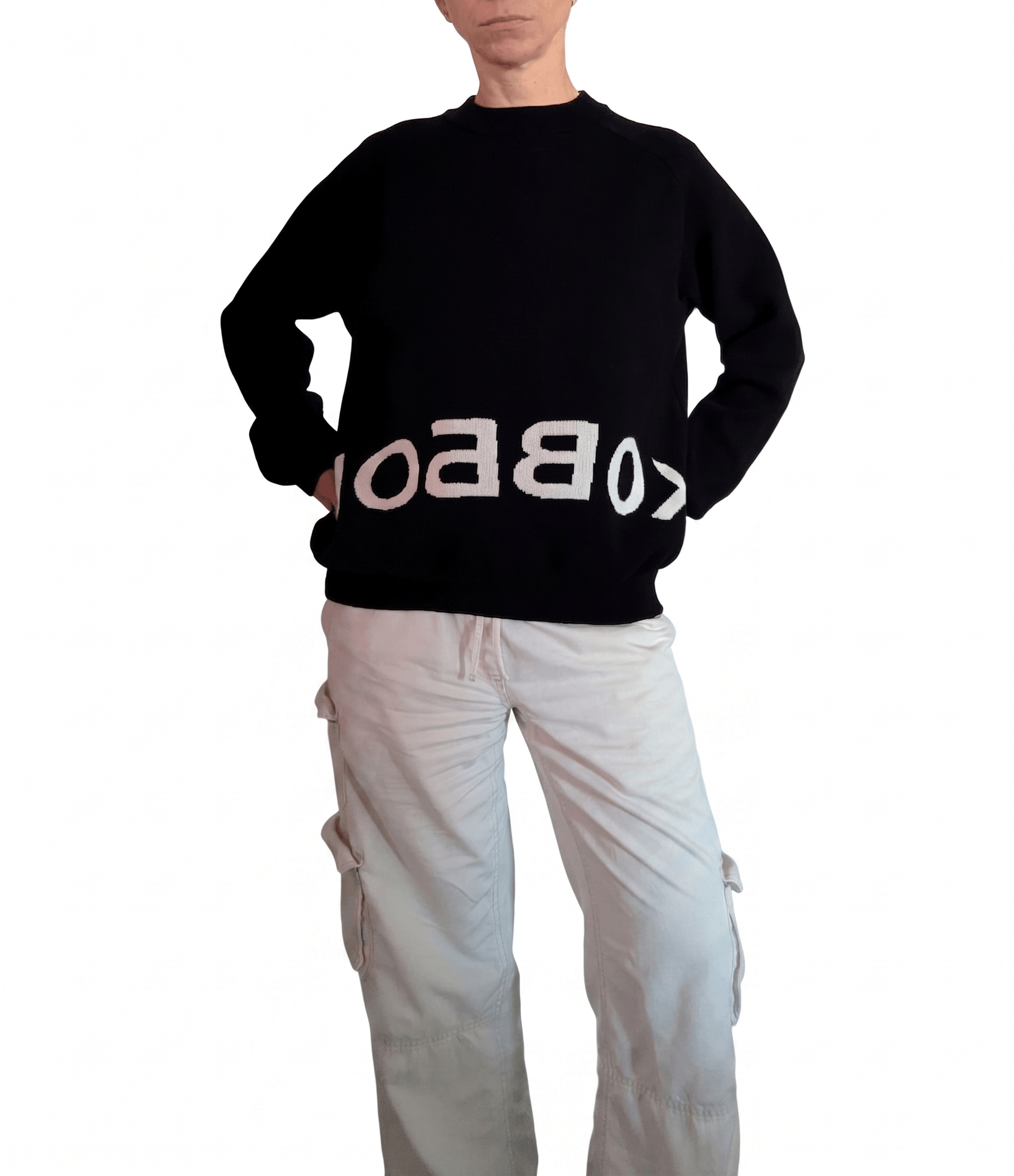Other Life Is Hell "КОВБОЙ" Intarsia Knit Sweater - Archive Piece Size S / US 4 / IT 40 - 3 Thumbnail