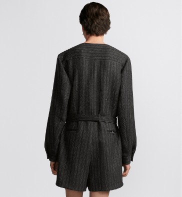 Dior o1w1db10625 Zipped Romper in Black Size US 30 / EU 46 - 6 Thumbnail