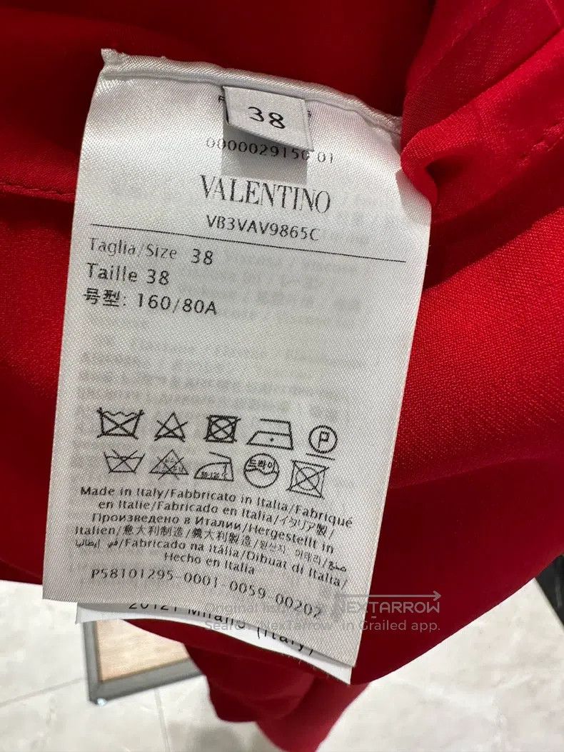 Valentino Valentino Red slim dress Size S / US 4 / IT 40 - 5 Thumbnail