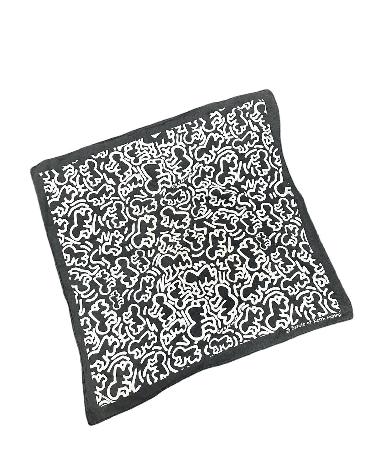 Keith Haring Vintage 80s Keith Haring handkerchief Size ONE SIZE - 1 Thumbnail