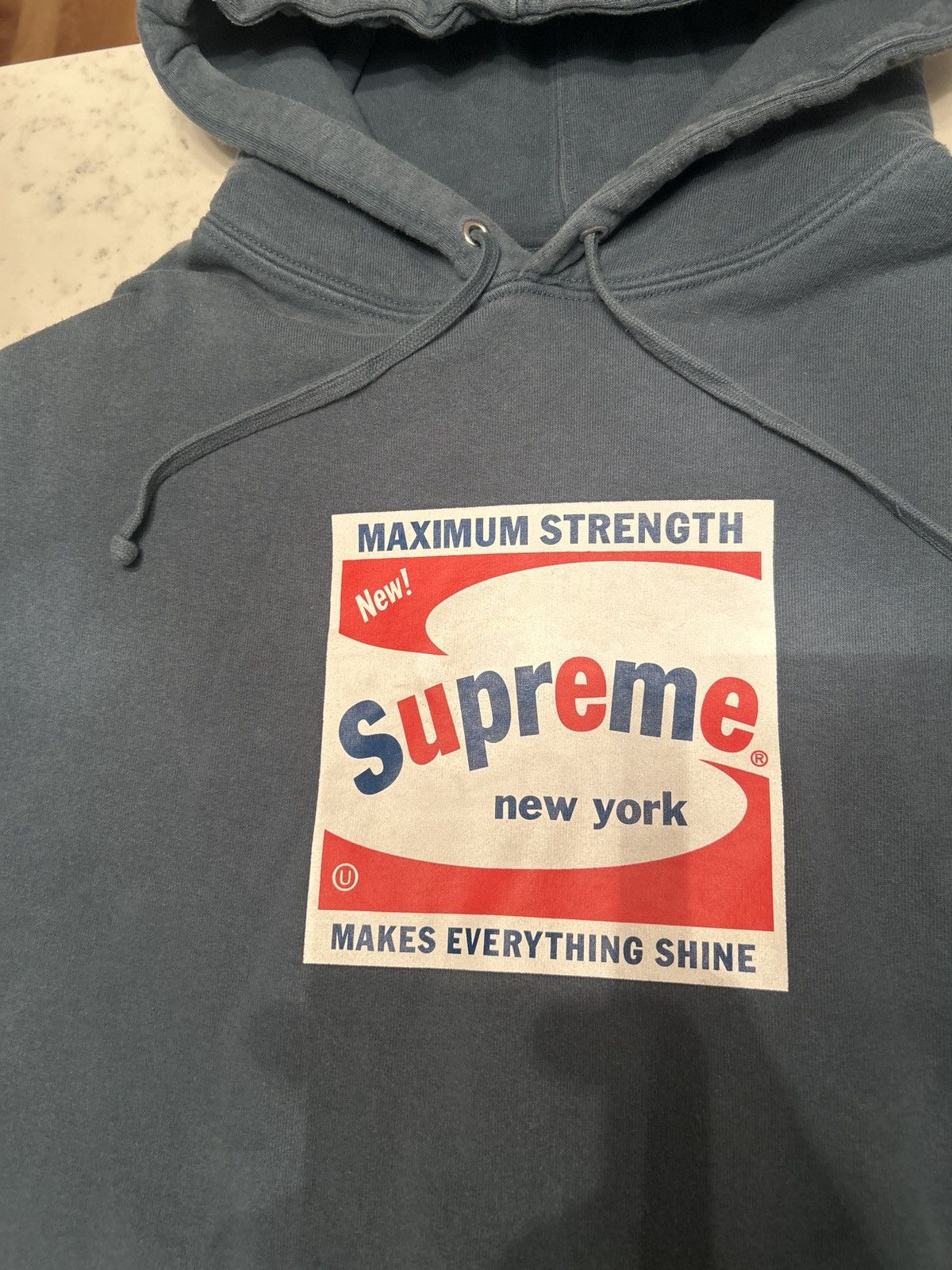 Supreme Supreme maximum strength hoodie | Grailed