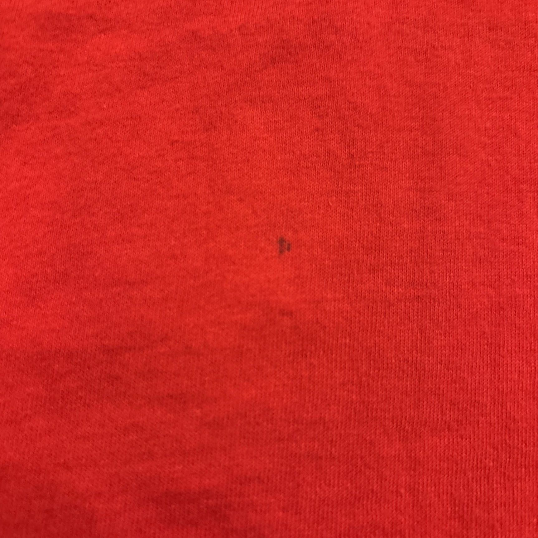 Fruit Of The Loom VINTAGE Fruit of the Loom T-Shirt Adult Small Red Solid Short Sleeve Crew Neck Made in USA Mens Size US S / EU 44-46 / 1 - 4 Thumbnail