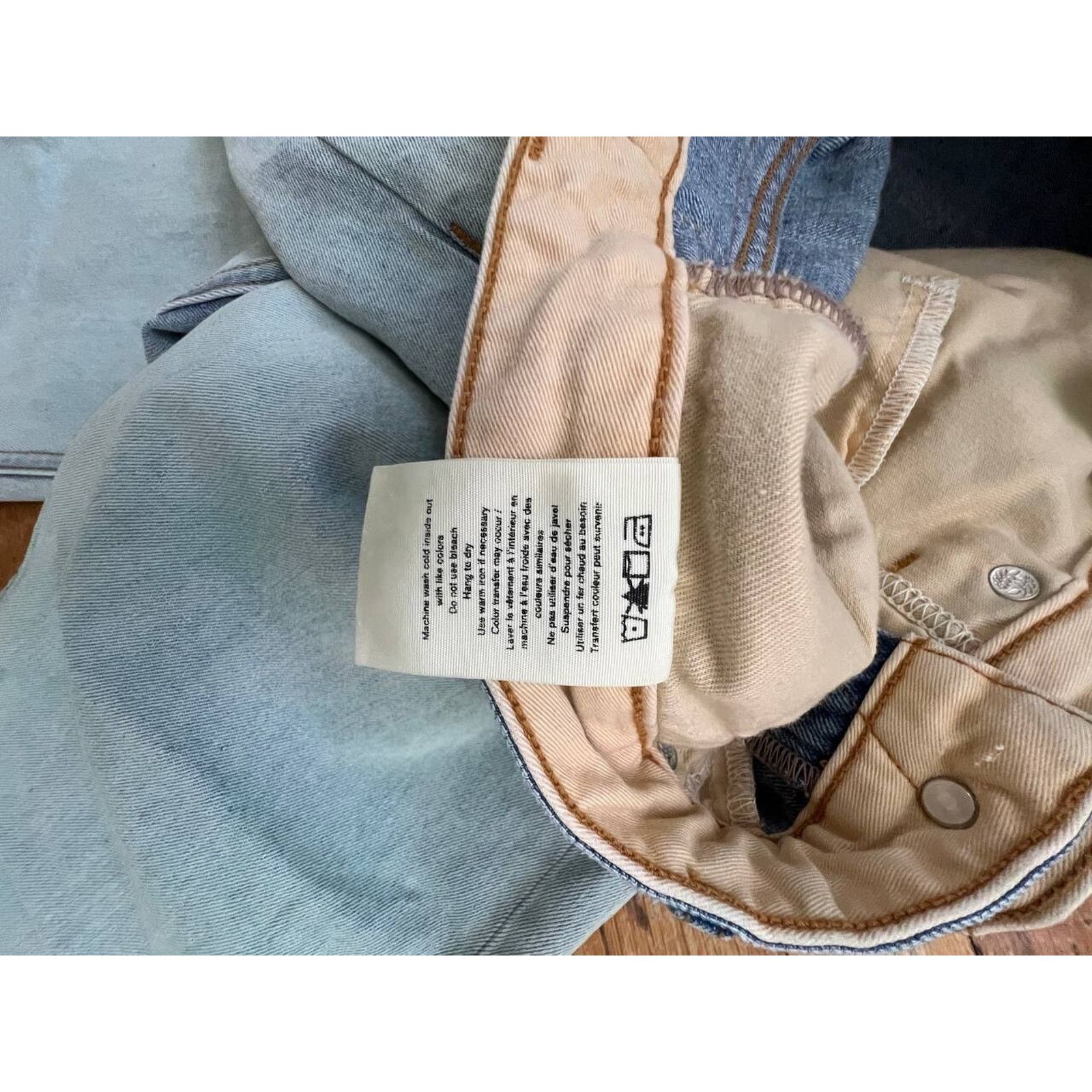 Rag & Bone RAG & BONE Ninae Wide leg jeans Blue 28 A000876 Size 36" / US 14 / IT 50 - 7 Thumbnail
