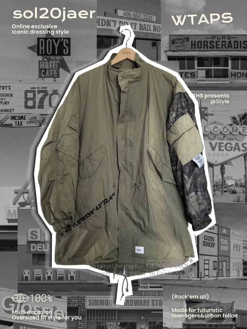Wtaps Wtaps Classic medium-length fish-tail military-style windb Size US S / EU 44-46 / 1 - 1 Thumbnail