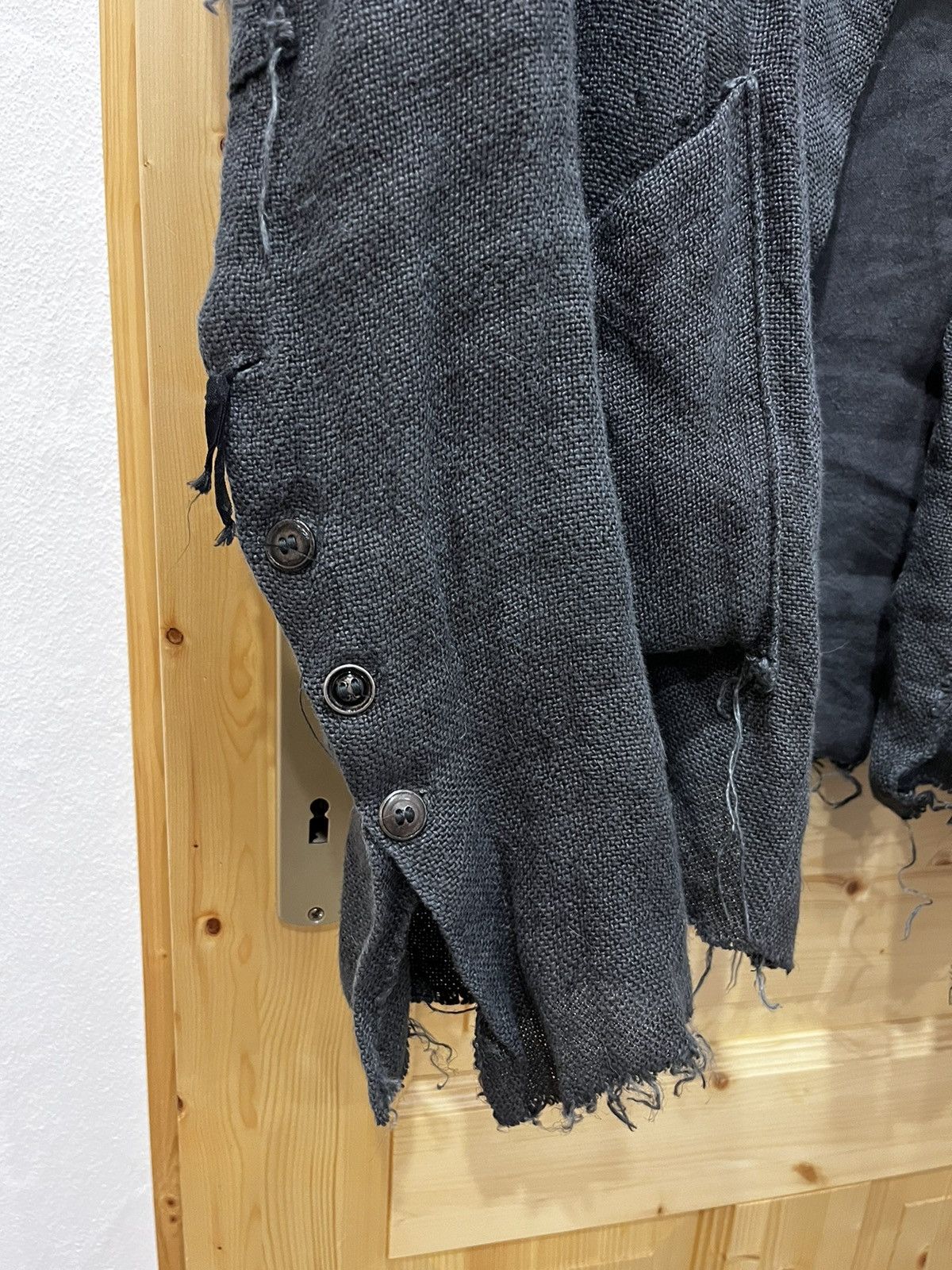 Greg Lauren 2013 Burlap Blazer Size 52L - 2 Thumbnail