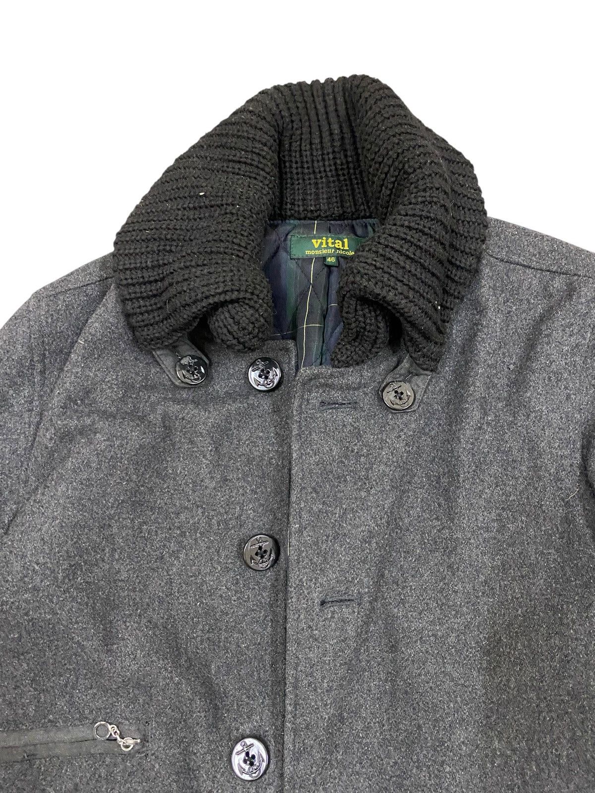 Nicole Club Vtg Vital Monsieur Nicole Club Wool Jacket Size US M / EU 48-50 / 2 - 3 Thumbnail