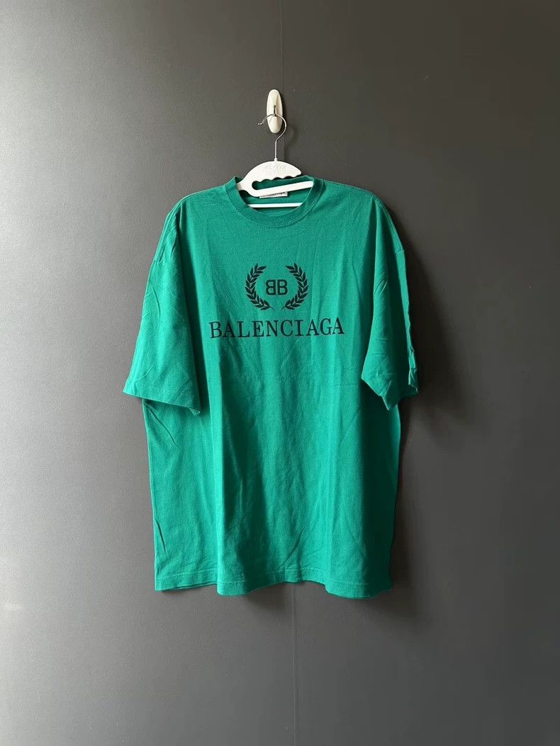 Balenciaga Aqua Wheat Short Sleeve