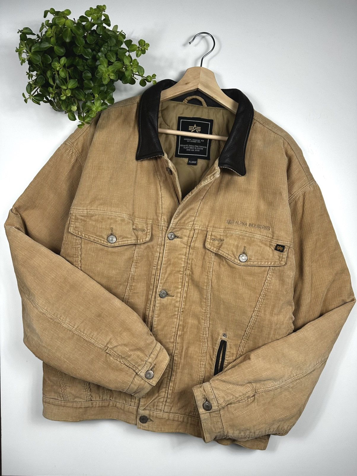 Alpha Industries Vintage Alpha Industries x The Cords MA1 Bomber Jacket Size US XL / EU 56 / 4 - 1 Thumbnail