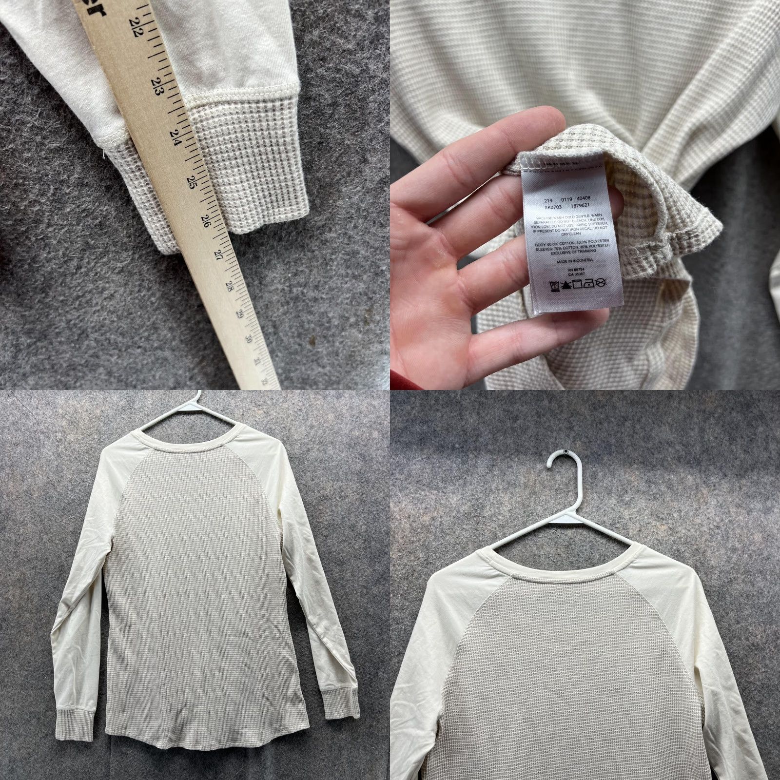Vintage VINTAGE Columbia Sweater Women XL Beige Crewneck Pullover Sweatshirt/ Sweatshirt VTG Size XL / US 12-14 / IT 48-50 - 8 Thumbnail