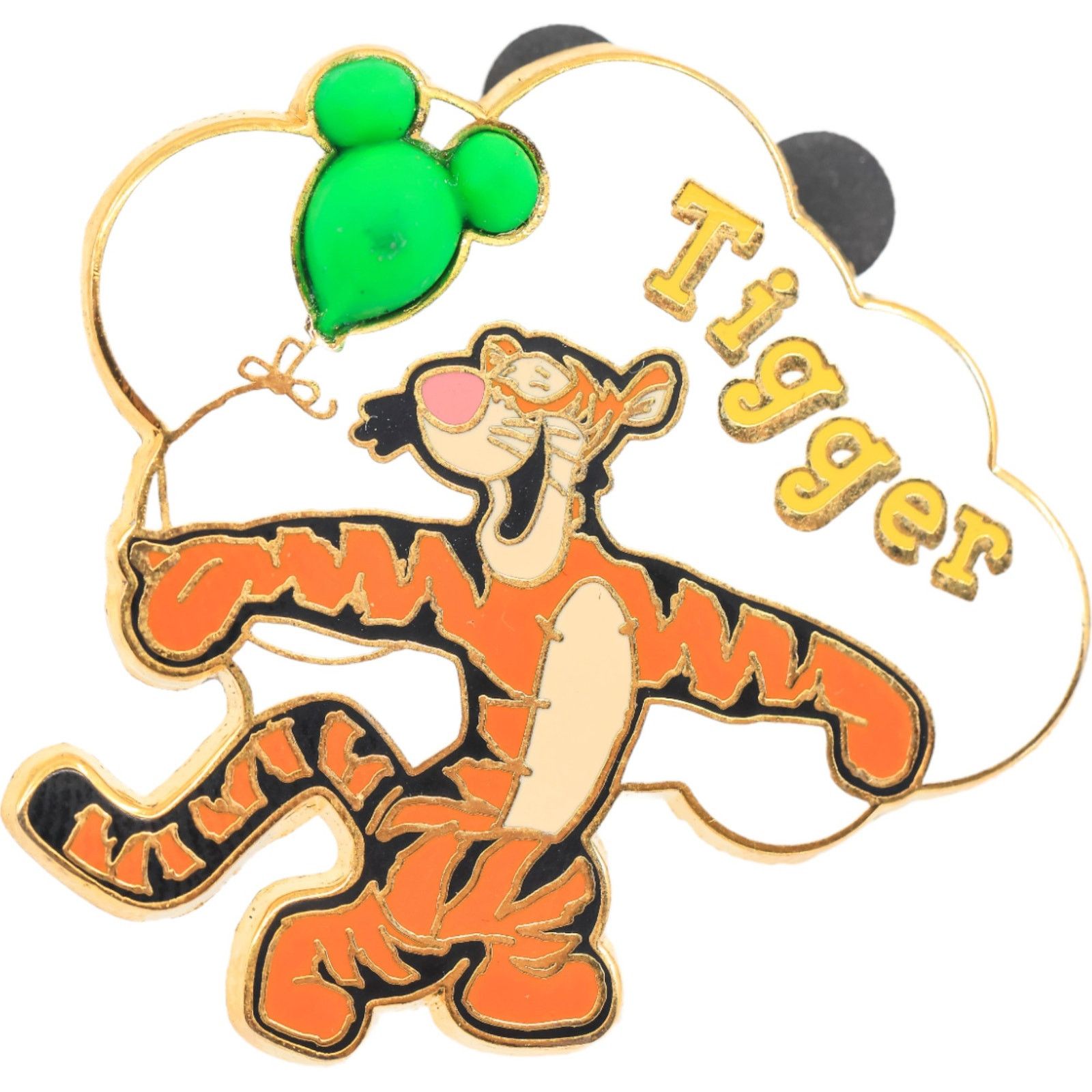 Disney × Mickey Mouse Disney 2002 Free-D Tigger Skipping in Cloud w/ Balloon Pin Size ONE SIZE - 1 Thumbnail