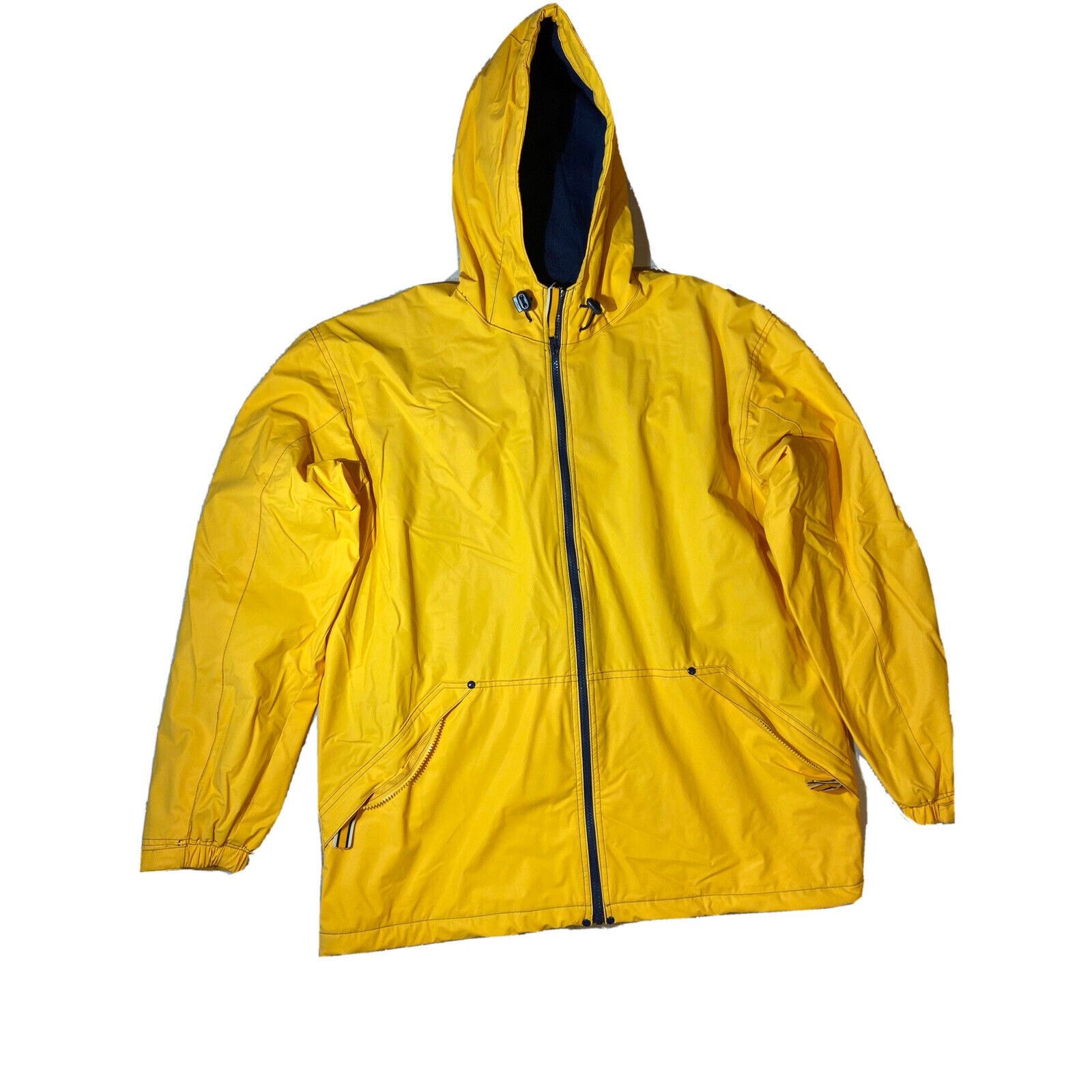 Misty Harbor Misty Harbor Hooded Fleece Lined Yellow Shell Rain Coat XL Size US L / EU 52-54 / 3 - 3 Thumbnail