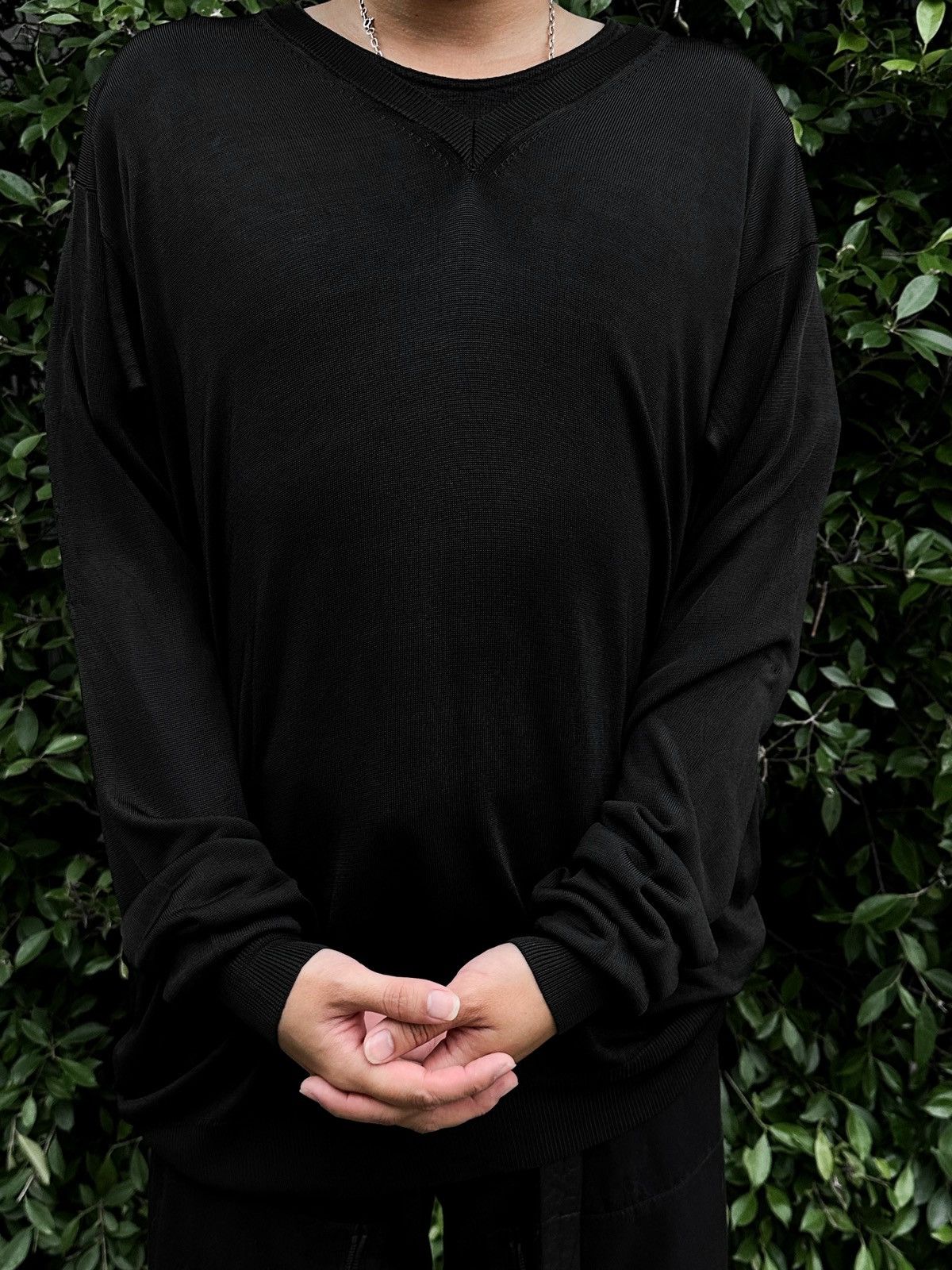 Maison Margiela Maison Margiela "Miss Deanna" Black Viscose Rayon Shirts Size US L / EU 52-54 / 3 - 16 Thumbnail