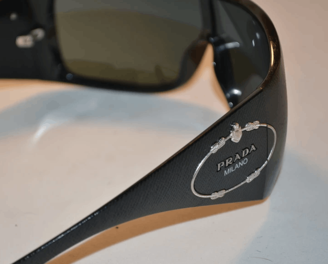 Prada PRADA Sunglasses SPR 05H Sport Red Tab Shield Mask Star Size ONE SIZE - 6 Thumbnail