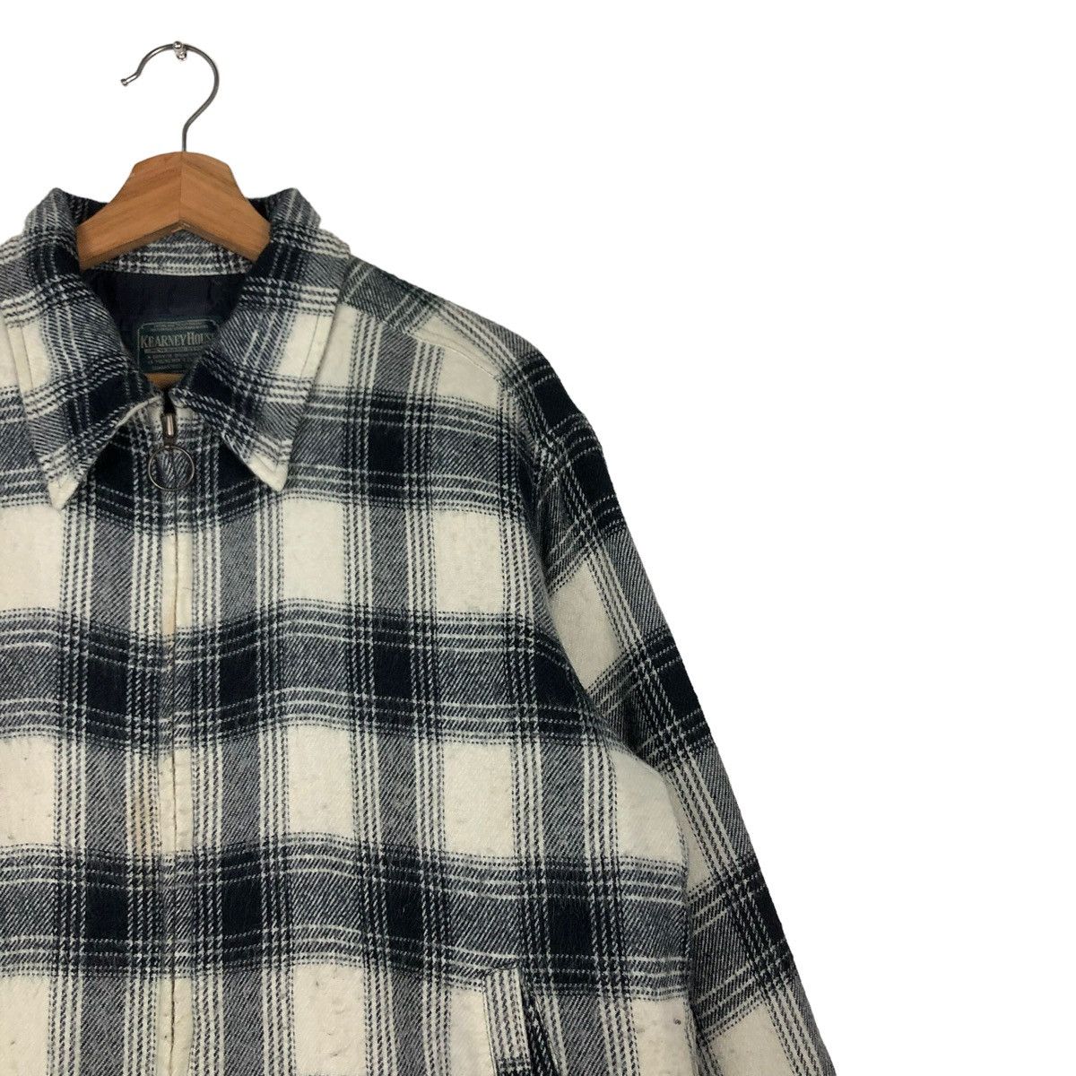 Flannel 🔥VINTAGE FLANNEL WOOL ZIPPER JACKET KEARNEY HOUSE JAPAN Size US M / EU 48-50 / 2 - 6 Thumbnail