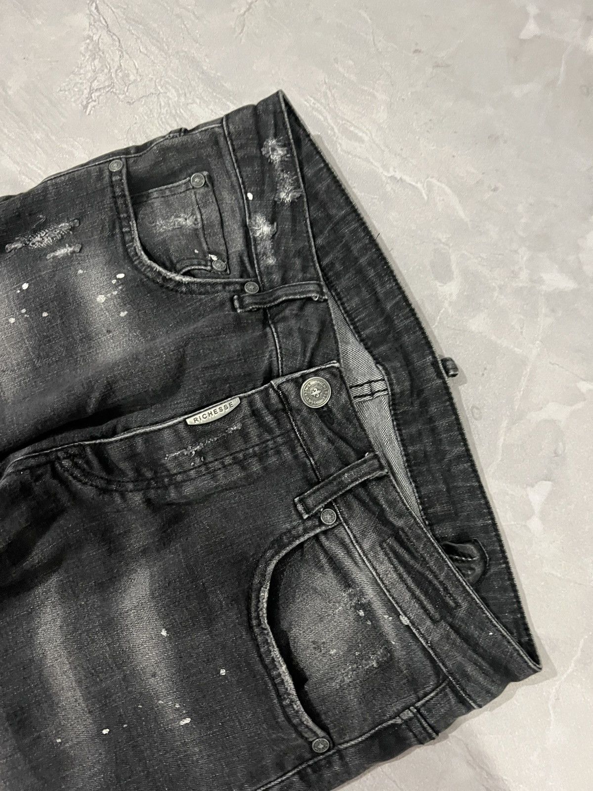 Japanese Brand Heavy Archive Dark Skinny / Hysteric Glamour Style / Grunge Size US 32 / EU 48 - 6 Thumbnail