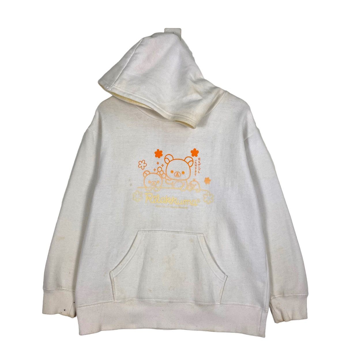 RILAKKUMA BIG LOGO PULLOVER HOODIE