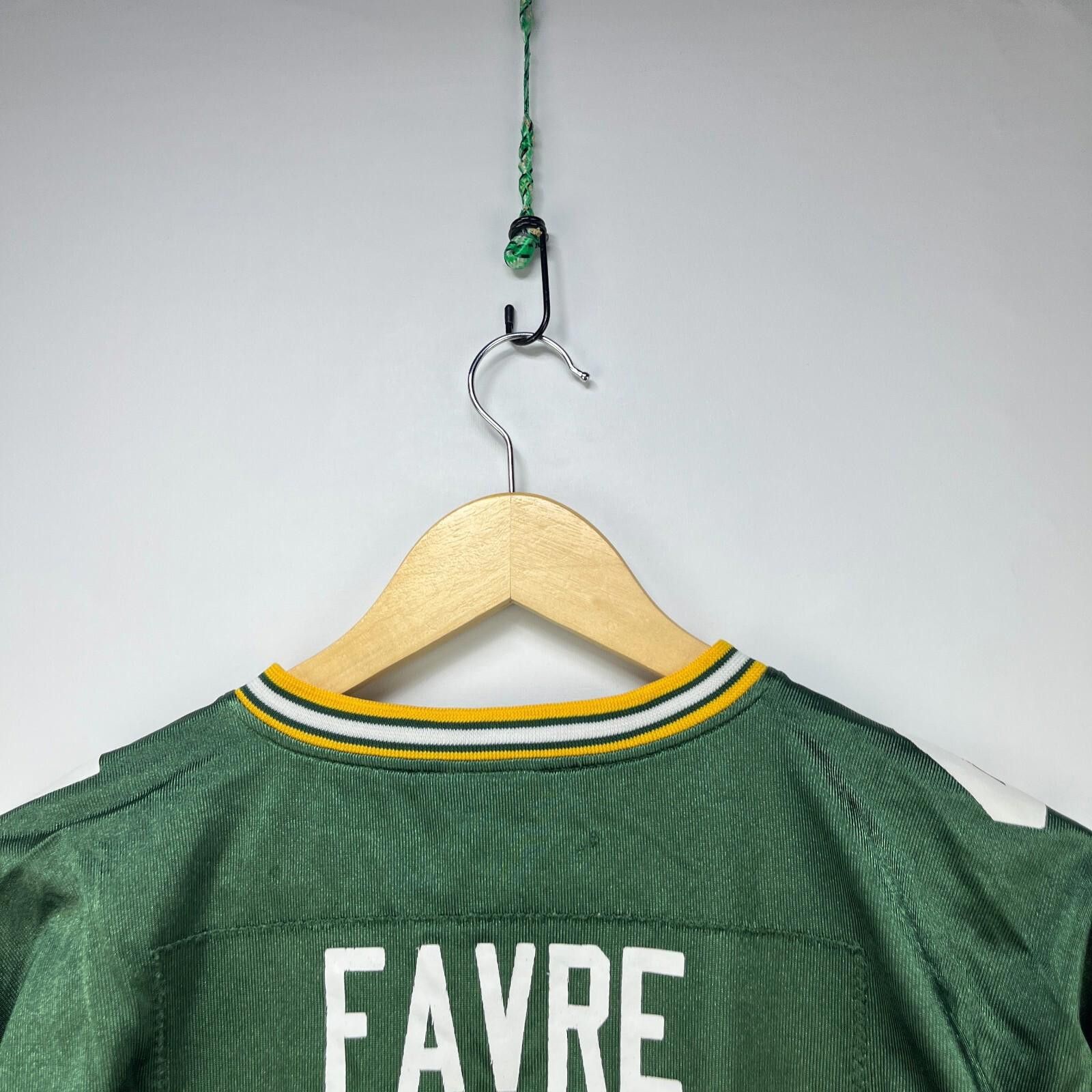 Adidas Vintage Green Bay Packers Adidas Jersey Favre #4 Youth XL Size ONE SIZE - 9 Thumbnail