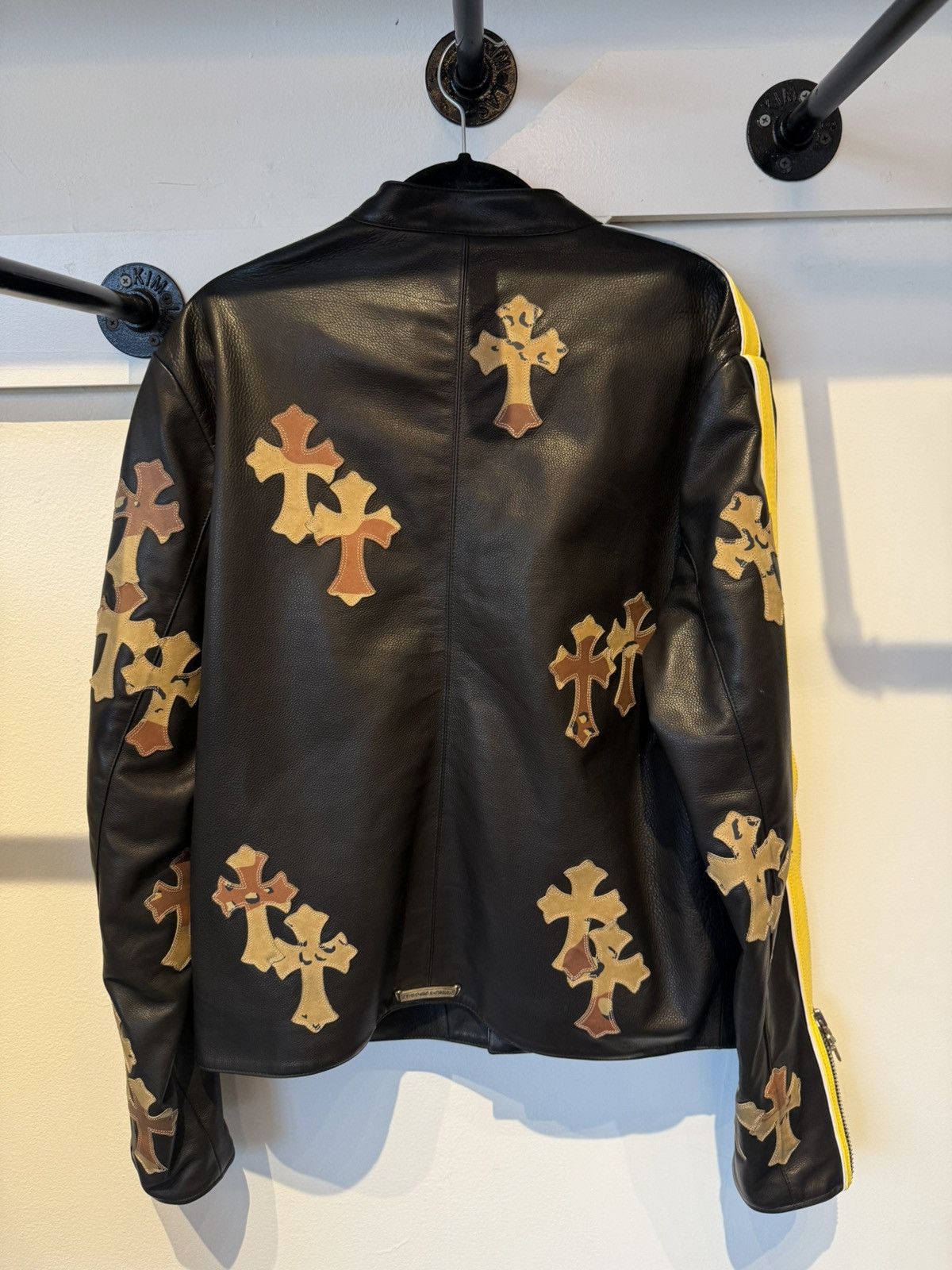Chrome Hearts Chrome Hearts Sex Records Leather Racing Jacket Size US XL / EU 56 / 4 - 3 Thumbnail