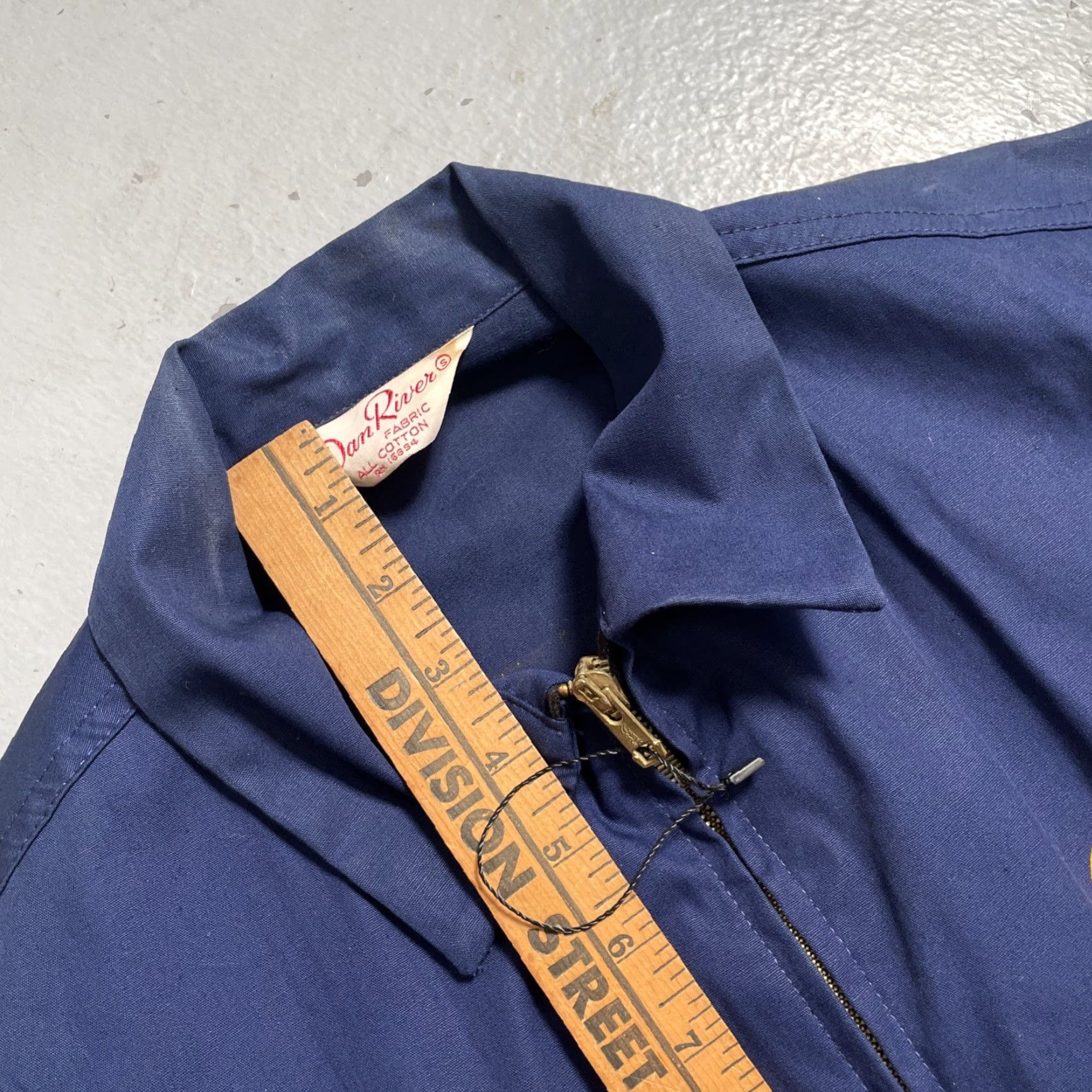 Vintage VINTAGE Dan River Cotton 1950s DRI-POWR Advertising Promo Racing Jacket NWOT? S Size US S / EU 44-46 / 1 - 5 Thumbnail