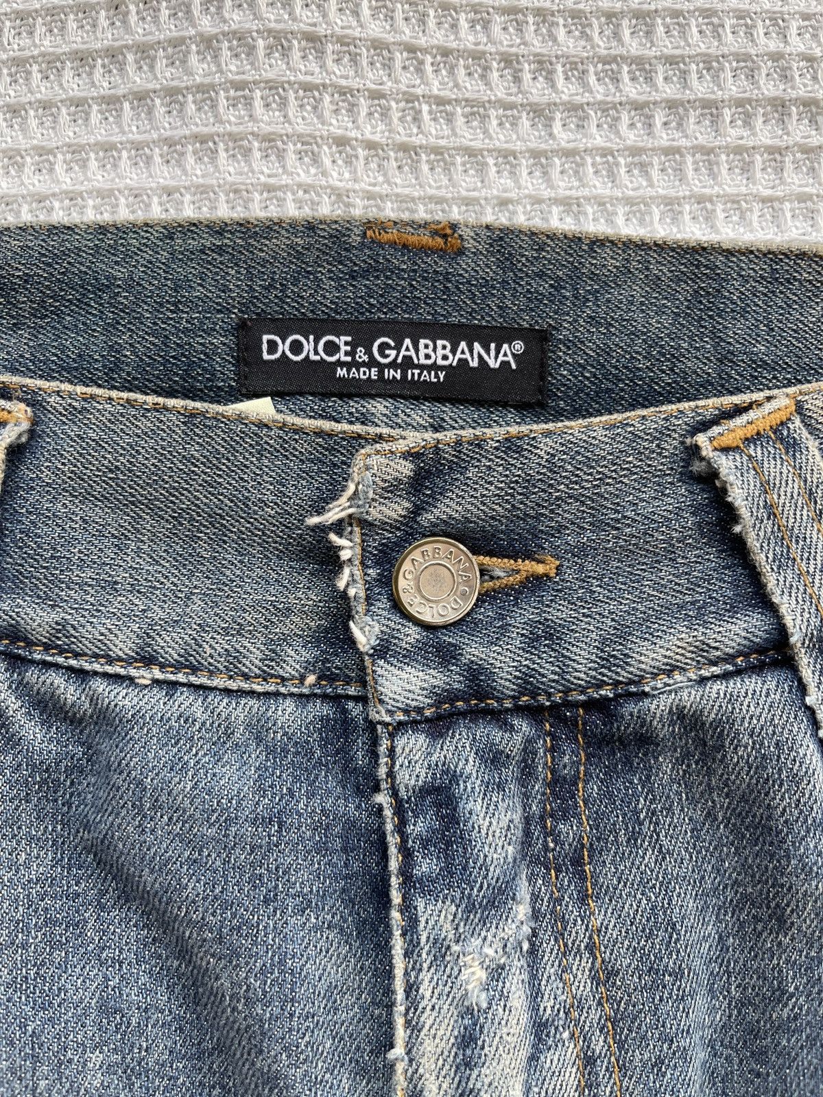 Dolce & Gabbana Last Drop🔥Rare🔥Dolce & Gabbana 14 Classic Distressed Jeans Size US 35 - 13 Thumbnail