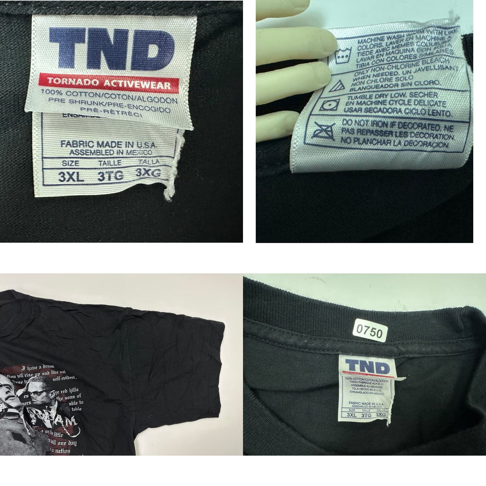 Vintage VINTAGE Obama TND 3XL USA Shirt Mens Black Y2K Dreams Come True Graphic Print Jersey Cotton Short Sleeve Crew Neck USA Hip Hop 2000s Size US XXL / EU 58 / 5 - 9 Thumbnail