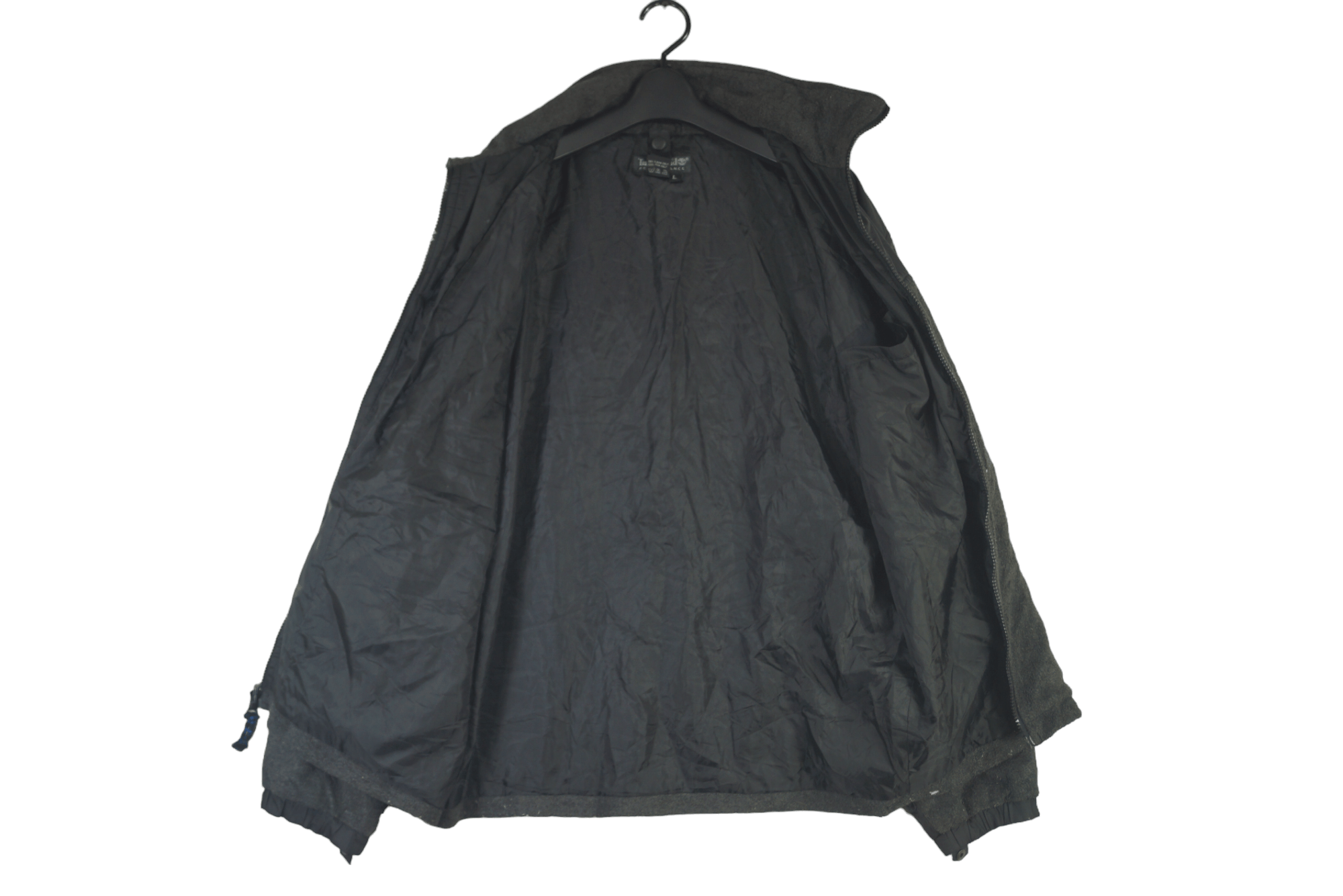 Timberland × Vintage Timberland Fleece Jacket Nice Spell Spellout Size US L / EU 52-54 / 3 - 5 Thumbnail