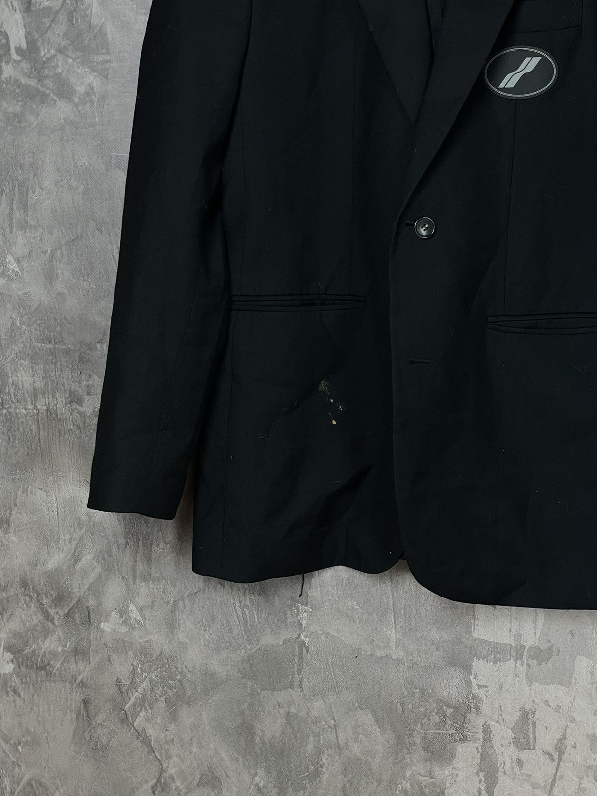 Designer × WE11DONE We11done Oversized Suit Logo-patch Blazer Size 42S - 5 Thumbnail