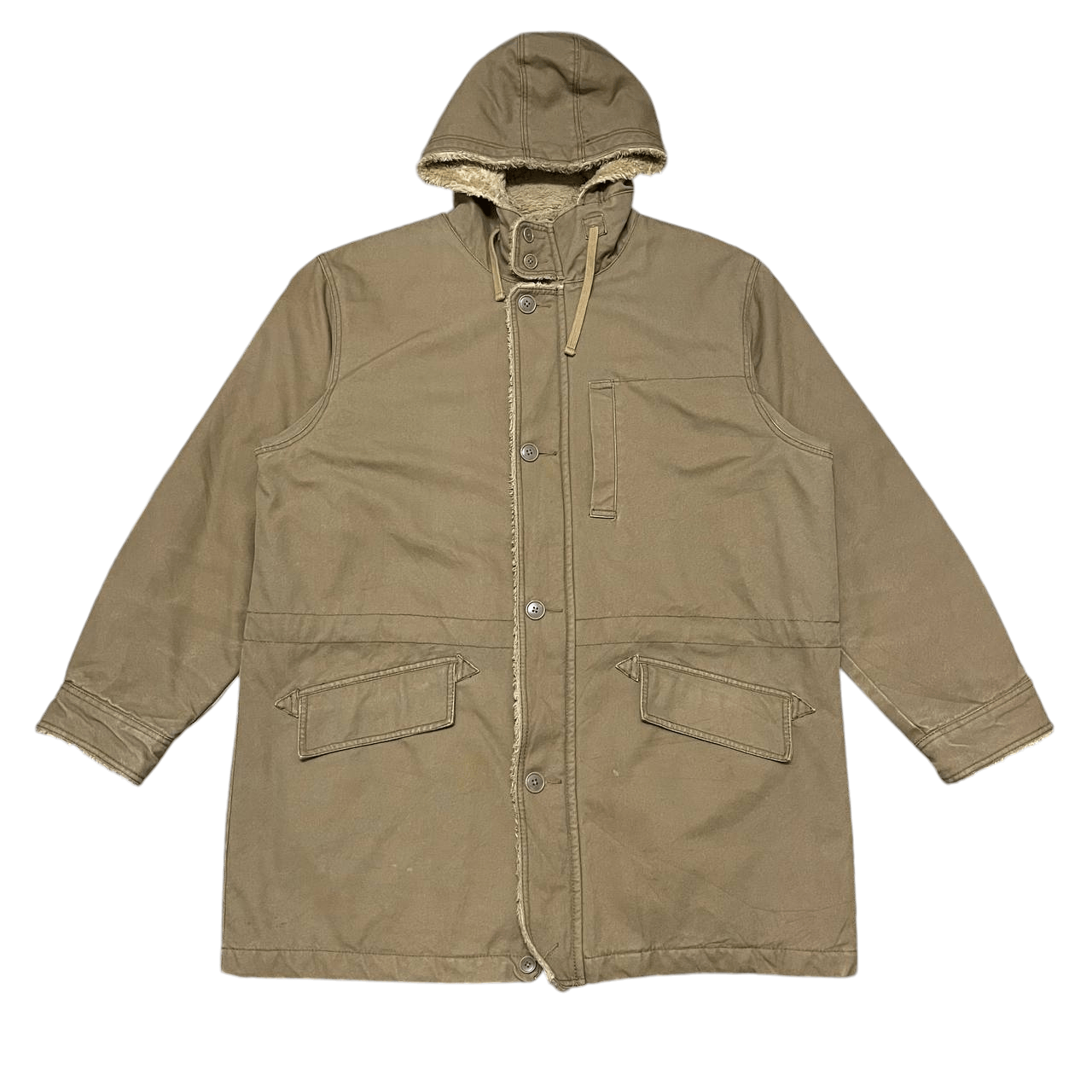 Uniqlo Uniqlo Canvas Work Hooded Jacket Size US XL / EU 56 / 4 - 1 Thumbnail
