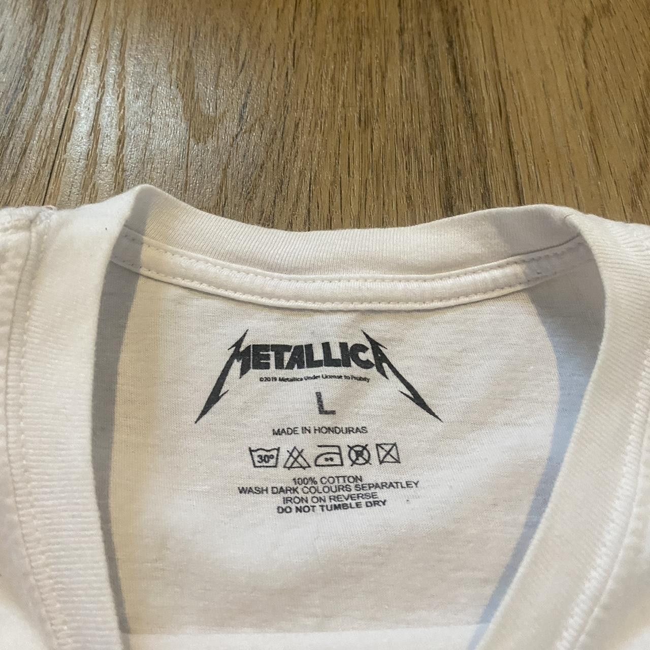 Other Metallica white cotton tee Size US L / EU 52-54 / 3 - 4 Thumbnail
