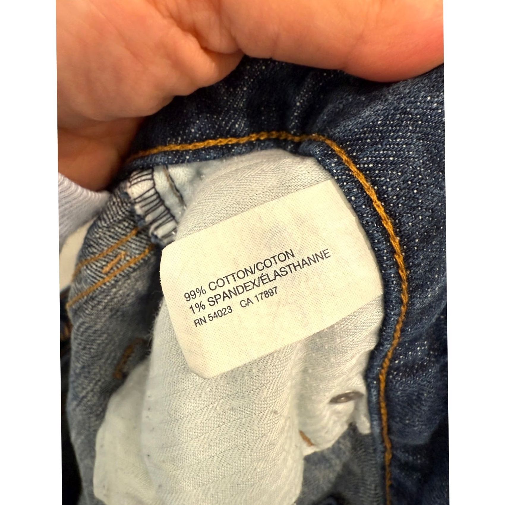 Gap VINTAGE Gap 1969 Blue Medium Wash Premium Flare Bootcut Denim Jean Mid Rise Women-14/32L Size 36" / US 14 / IT 50 - 7 Thumbnail