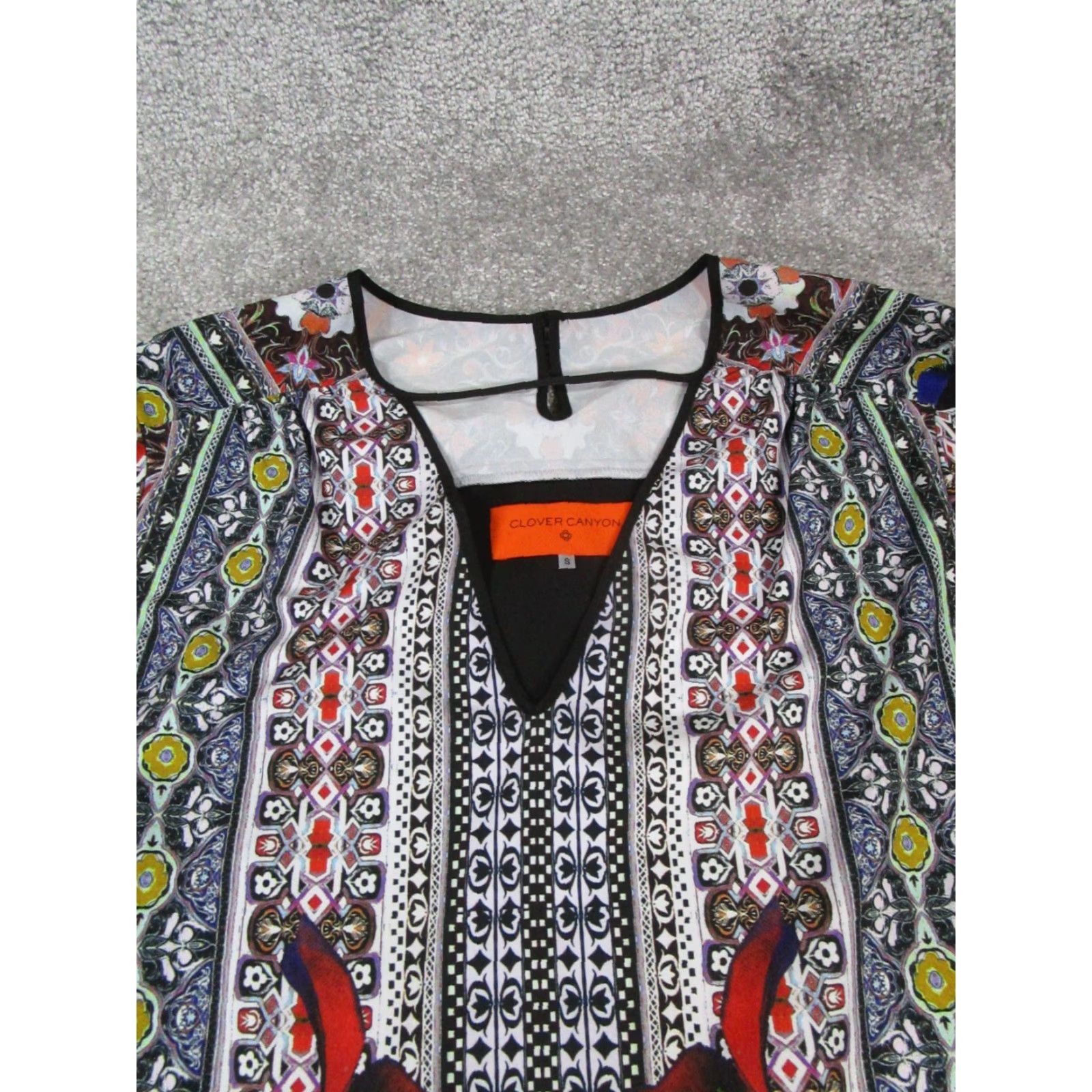 Clover Canyon Clover Canyon Dress Womens Small Black Neoprene Sheath - Clover Canyon Dress - Dress - Womens - Small - Black - Neoprene - Sheath - Colorful - 90s? Size S / US 4 / IT 40 - 2 Thumbnail