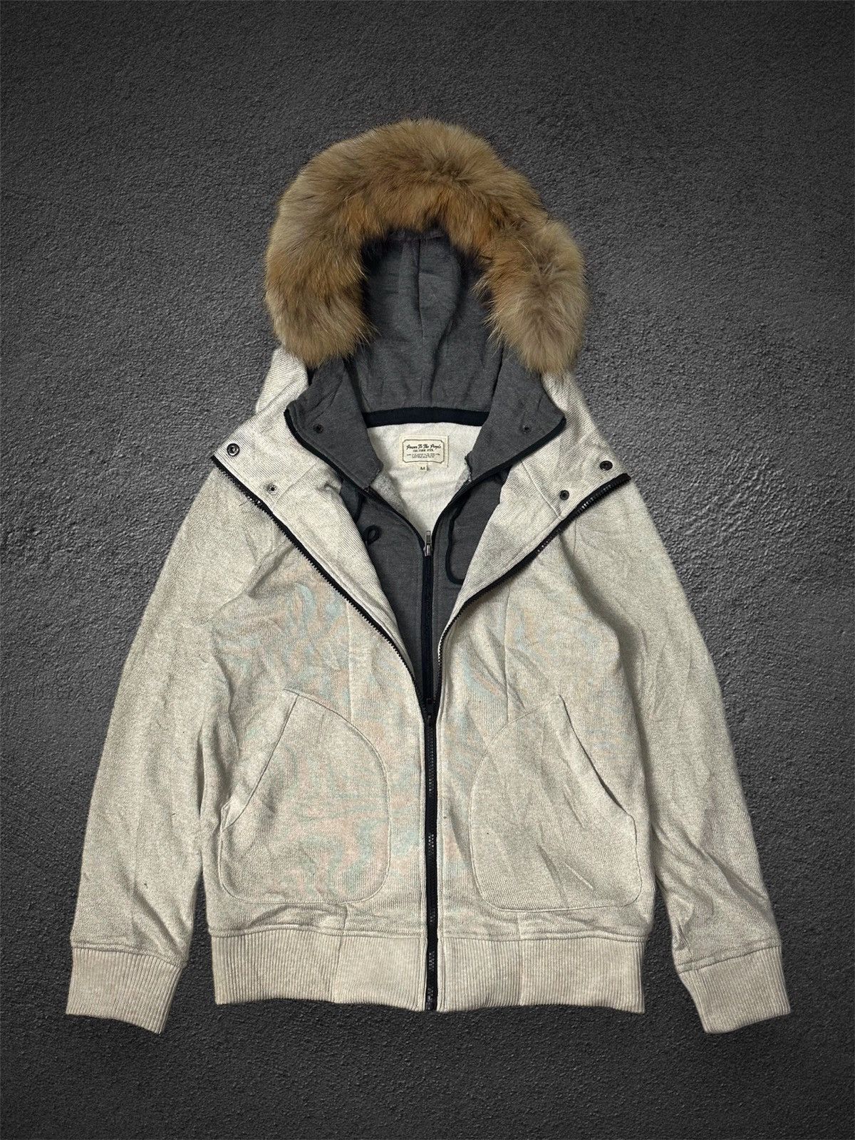 If Six Was Nine × Japanese Brand × Le Grande Bleu (L.G.B.) Double Layers Fur Hoodie Goa Bono style Size US M / EU 48-50 / 2 - 1 Thumbnail
