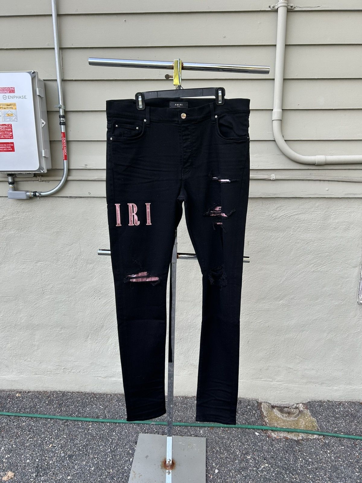Amiri Amiri corr logo jeans Size US 38 / EU 54 - 1 Thumbnail