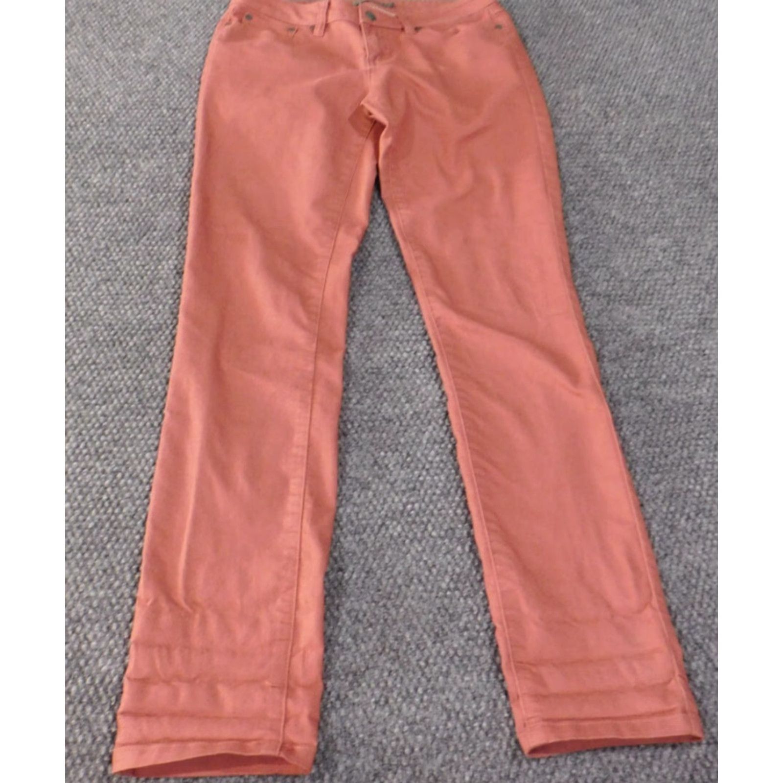 Prana prAna Jeans Womens size 2 Pink Straight Denim Stretch Casual 30 in Inseam Regular Rise Mid Zipper Pockets Size 26" / US 2 / IT 38 - 2 Thumbnail