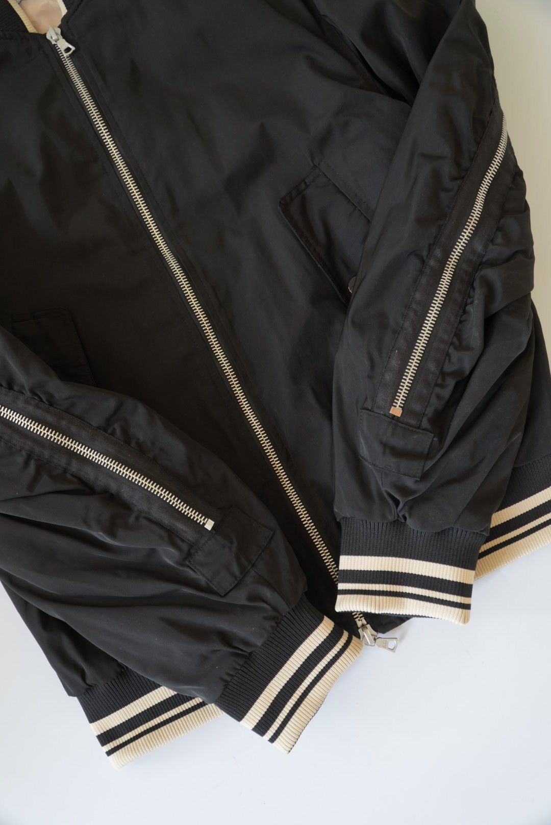 Dries Van Noten Dries Van Noten Vellow Bomber Jacket (Waterrepellent Taft) Size US L / EU 52-54 / 3 - 5 Thumbnail